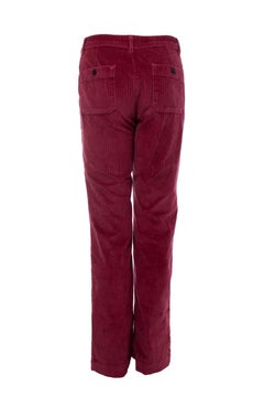 Bash, pink velvet rib trousers