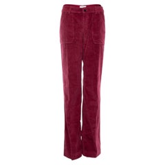 Bash, pink velvet rib trousers