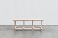 Banco Escultural Básico de Nylon y Arena de Edición Limitada de Hot wire extension