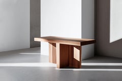 Basic Console Table, Sideboard Made of Solid Walnut Wood, Narrow Console by Nono