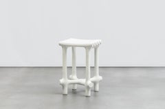 Basic Limited Edition Skulpturaler Sand- und Nylonhocker von Hot Wire Extensions, limitierte Auflage