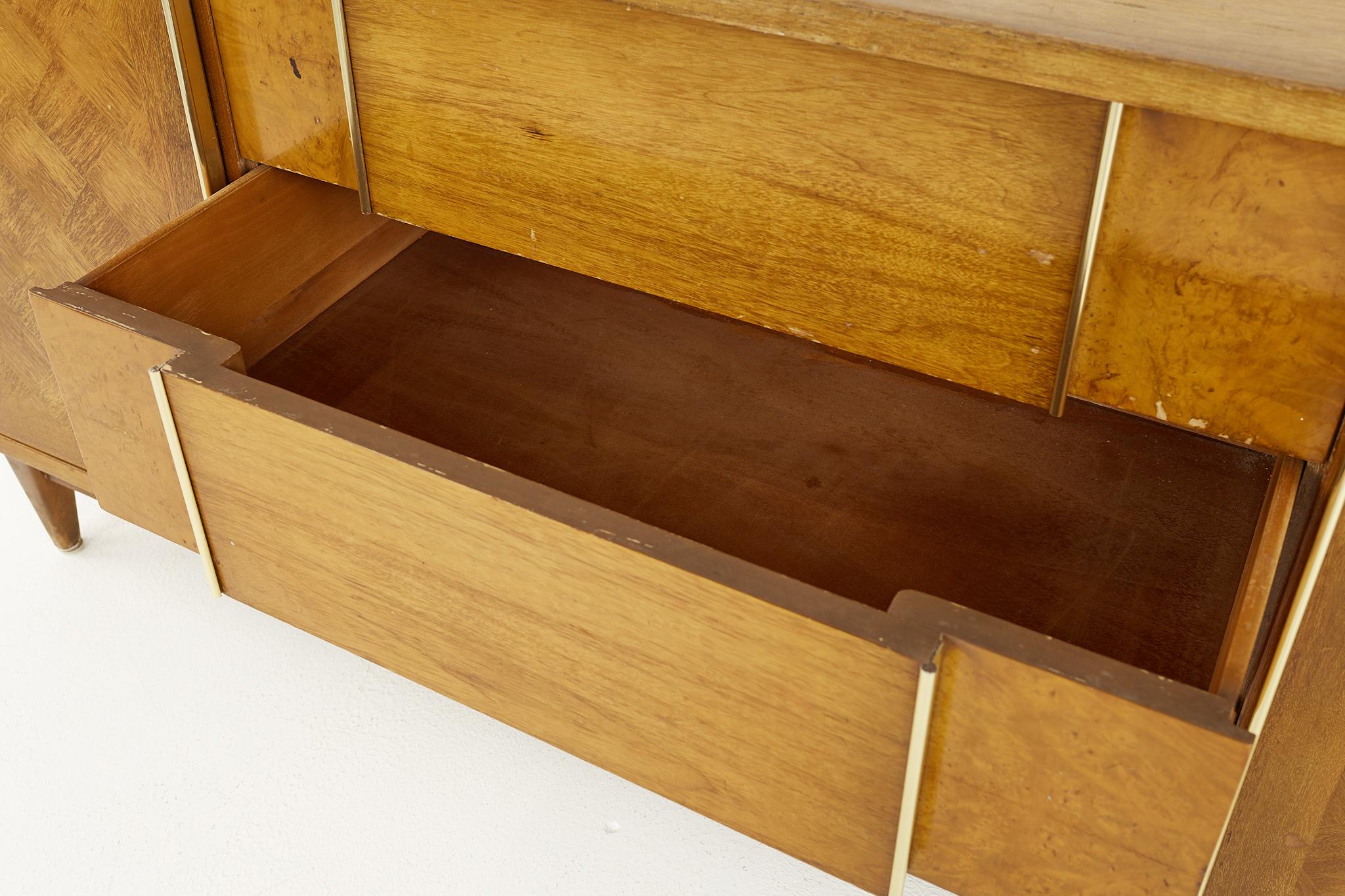 Basic Witz Mid Century Lowboy Dresser For Sale 1