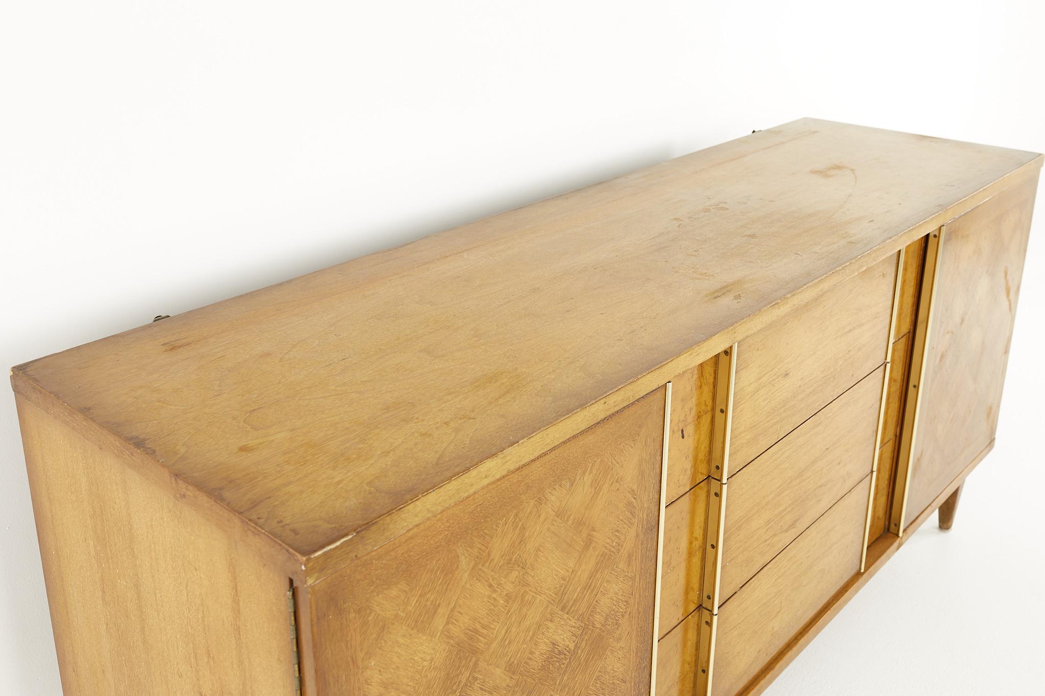 Mid-Century Modern Basic Witz Mid Century Lowboy Dresser For Sale