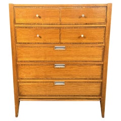 Vintage Basic Witz Mid Century Walnut Highboy Dresser