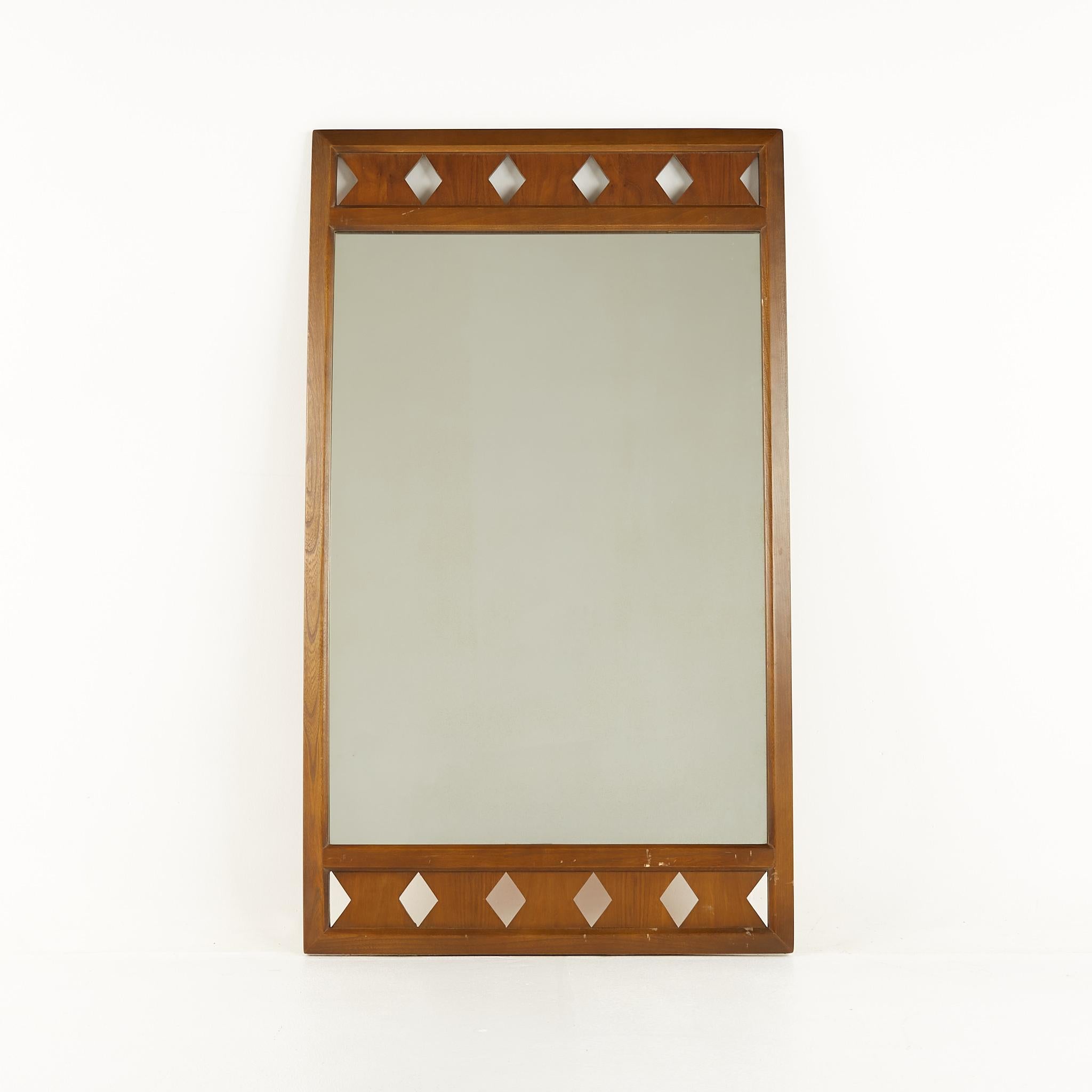 Basic Witz mid century walnut mirror

This mirror measures: 31 wide x 1 deep x 53 inches high

All pieces of furniture can be had in what we call restored vintage condition. That means the piece is restored upon purchase so it’s free of