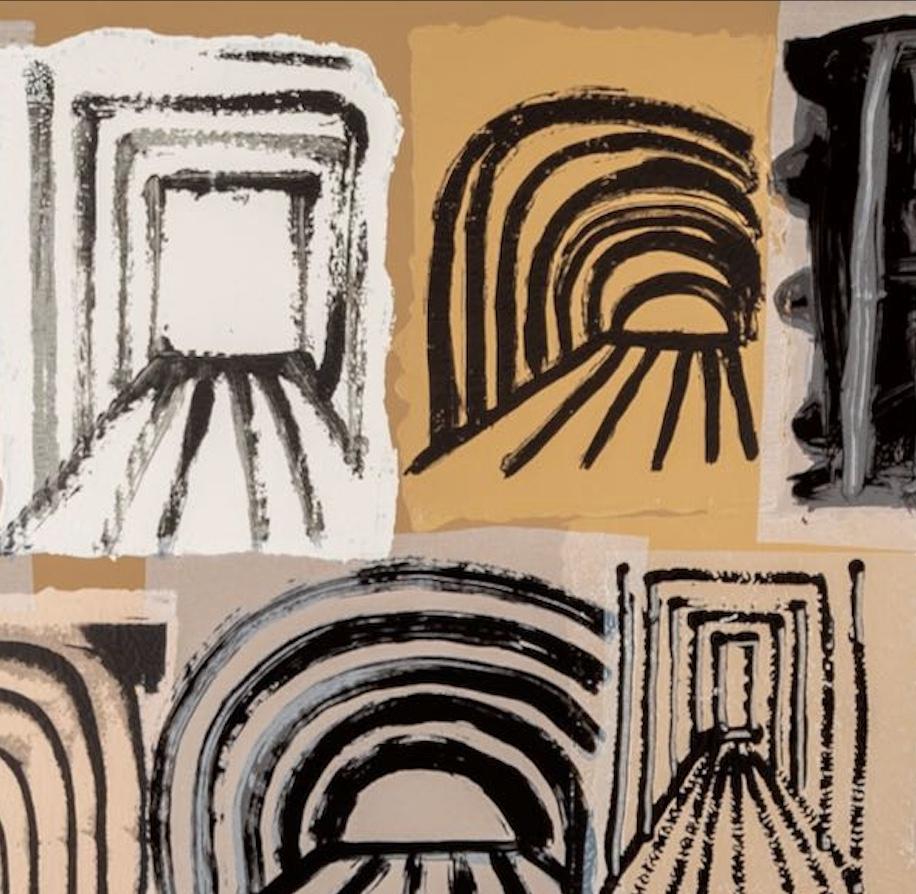 Spoilt for Choice, 1998 - Large Monochrome Abstract Screen Print, 20th Century For Sale 2