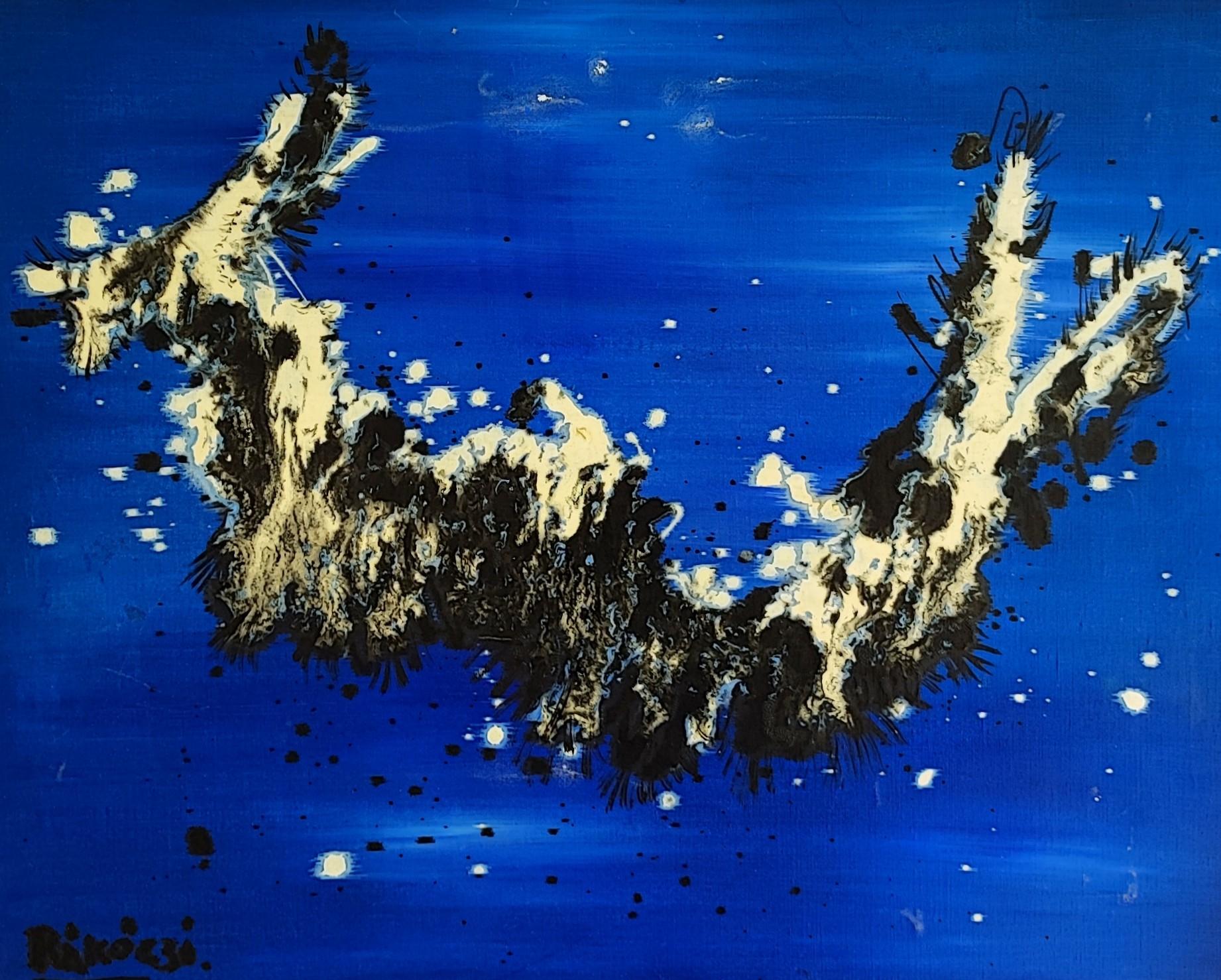 Basil Ivan Rákóczi Abstract Painting - Sea Worm