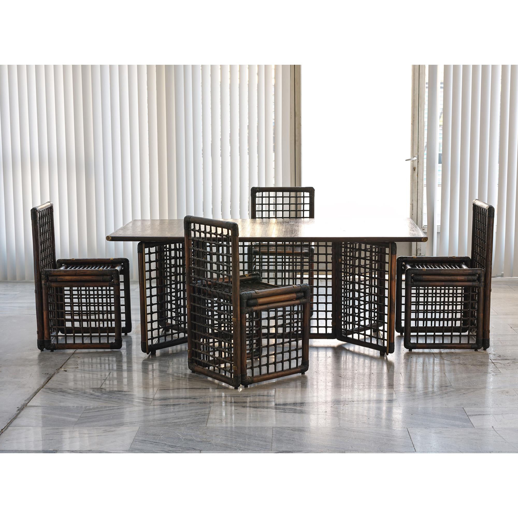Organique Basilan 1 ensemble de salle à manger  par Afra &Tobia Scarpa  pour B&B Italia, 1974 en vente