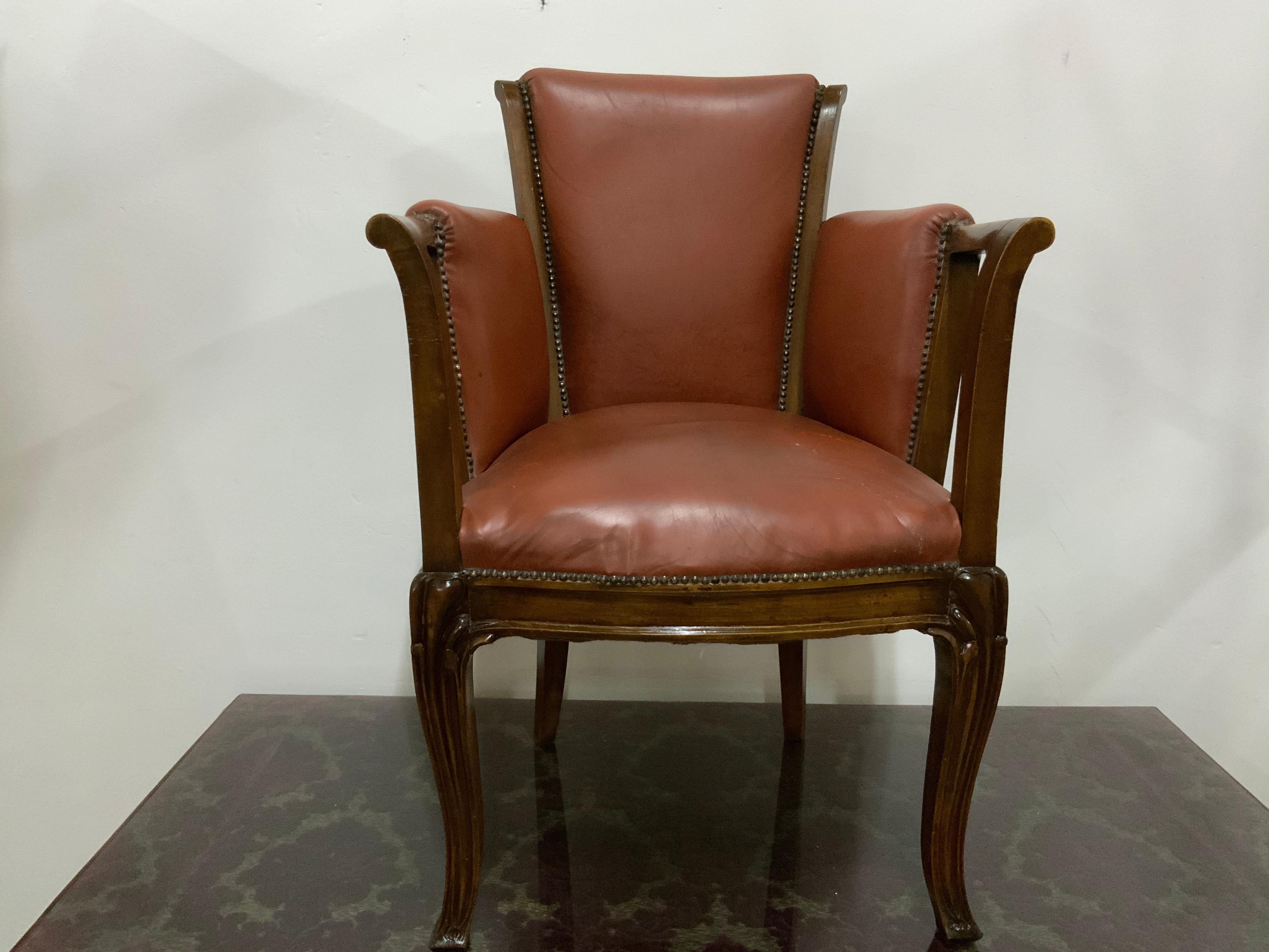 Basile Desk Armchair 'Attributed' For Sale 4