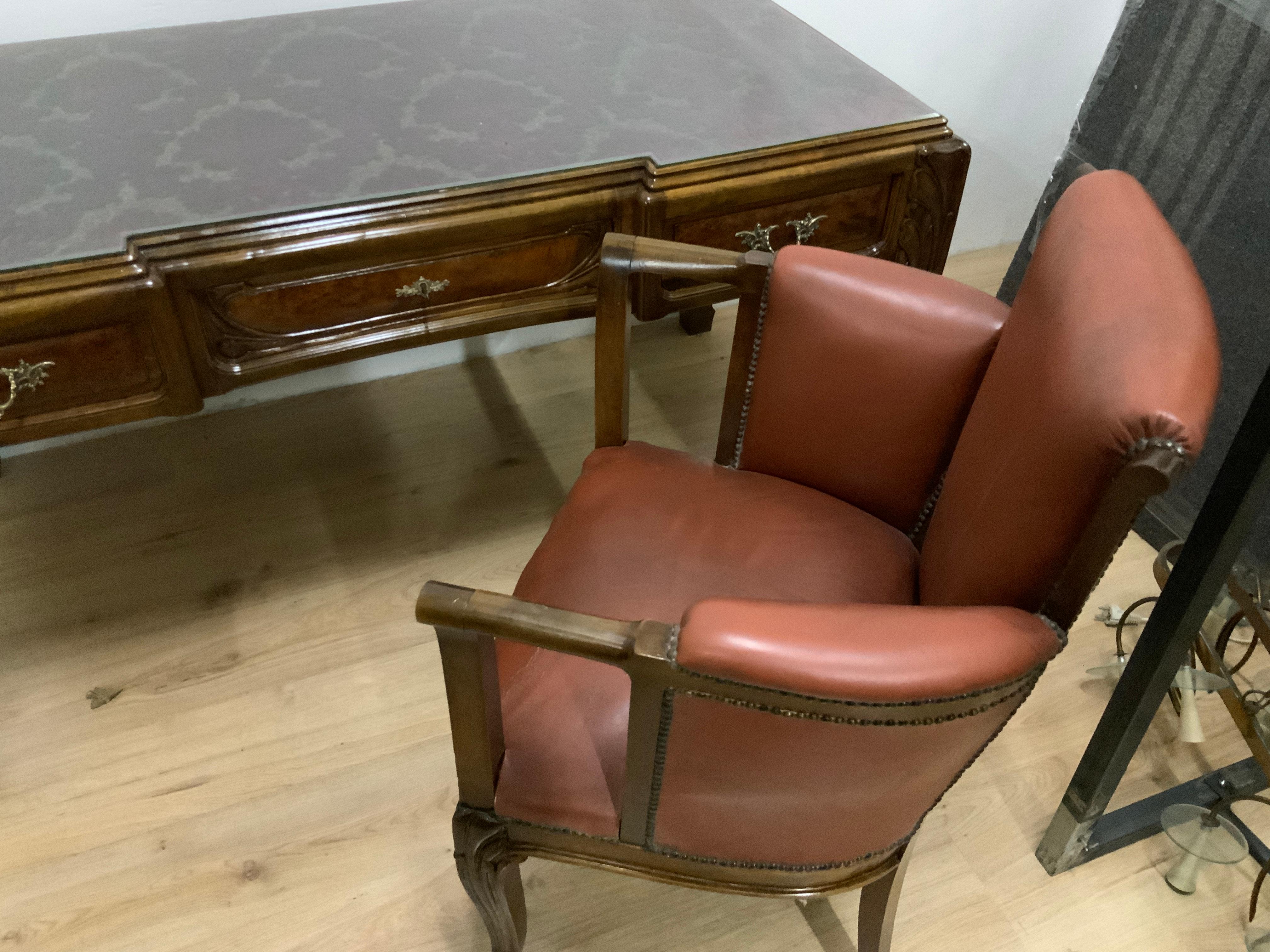 Basile Desk Armchair 'Attributed' For Sale 5