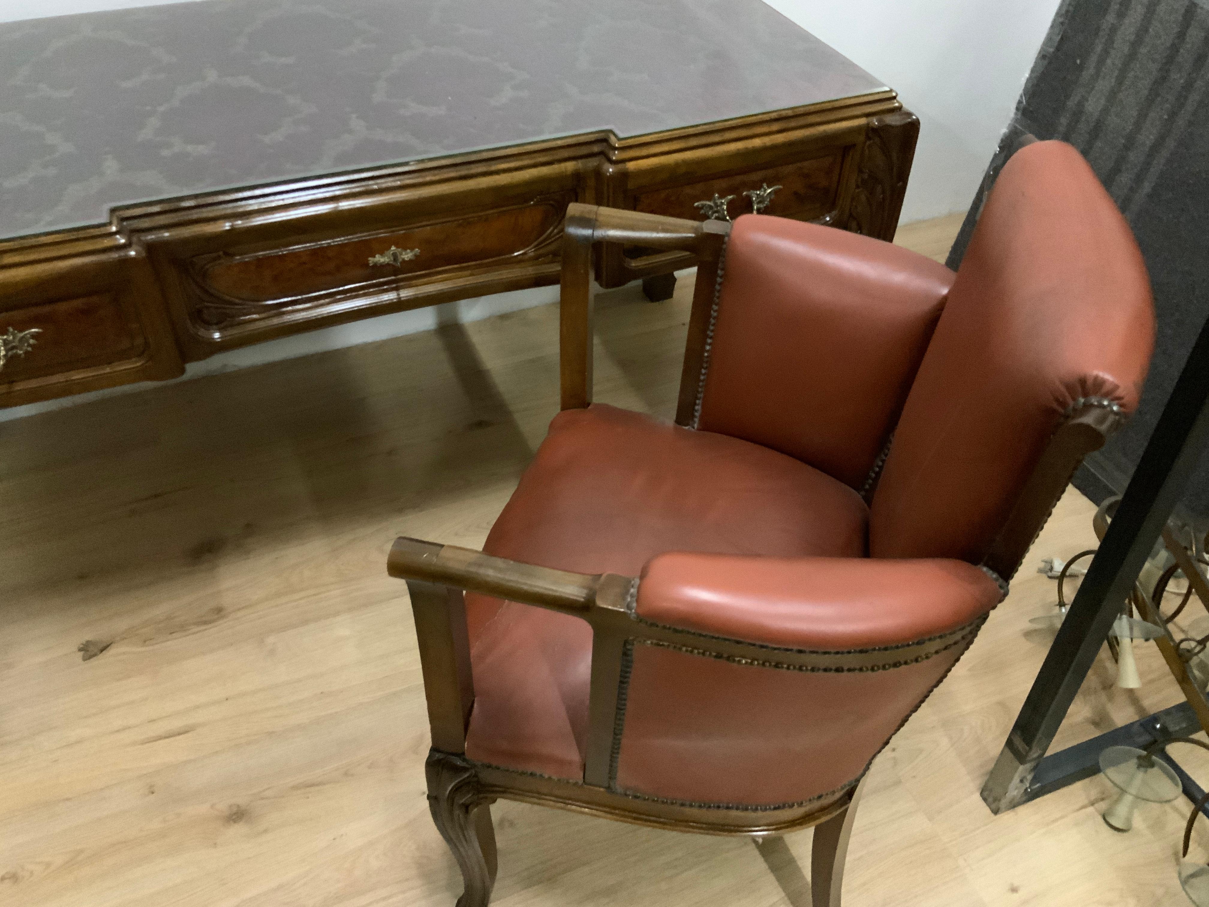 Basile Desk Armchair 'Attributed' For Sale 6