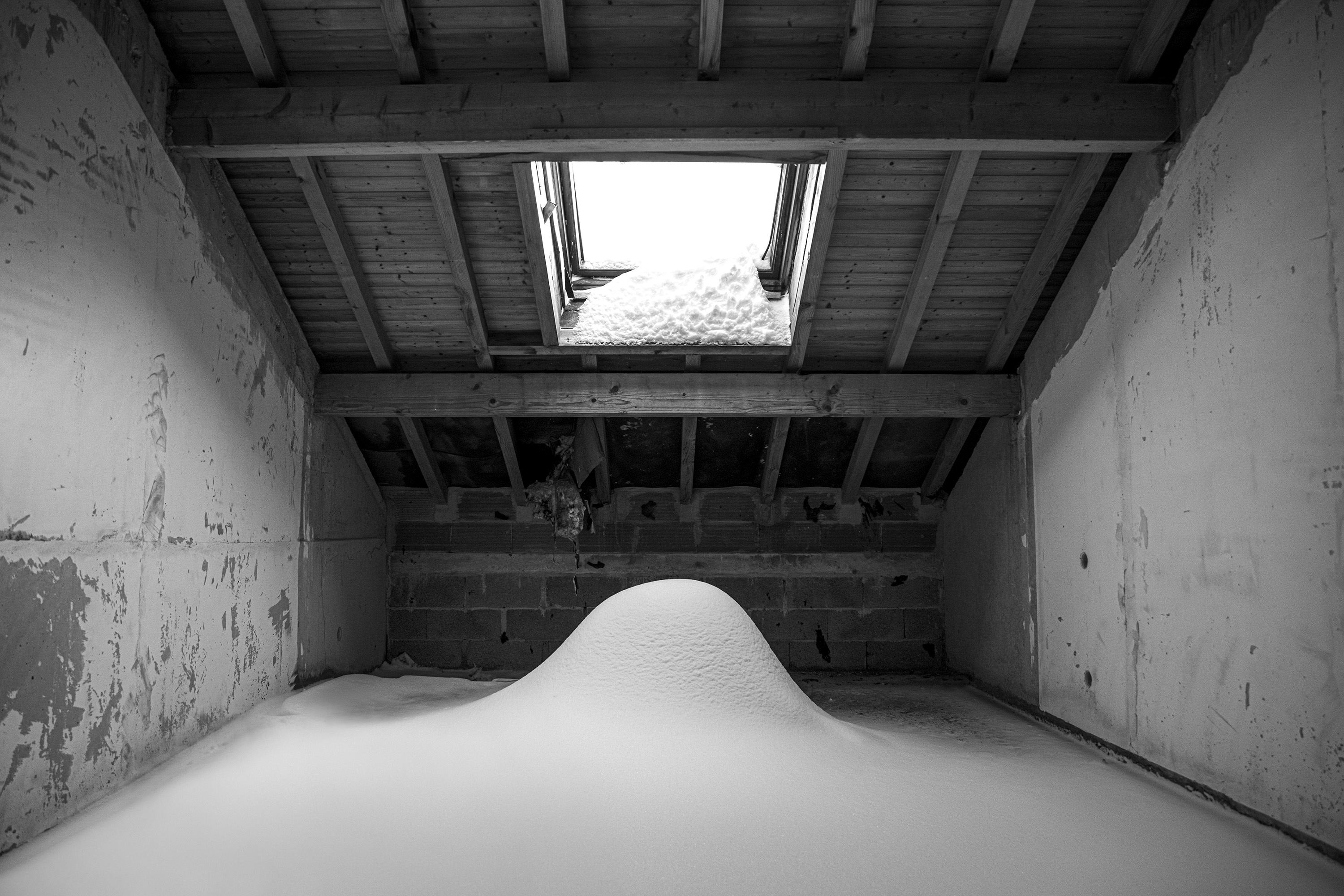 Basile Ducournau Black and White Photograph - Une étrange rencontre