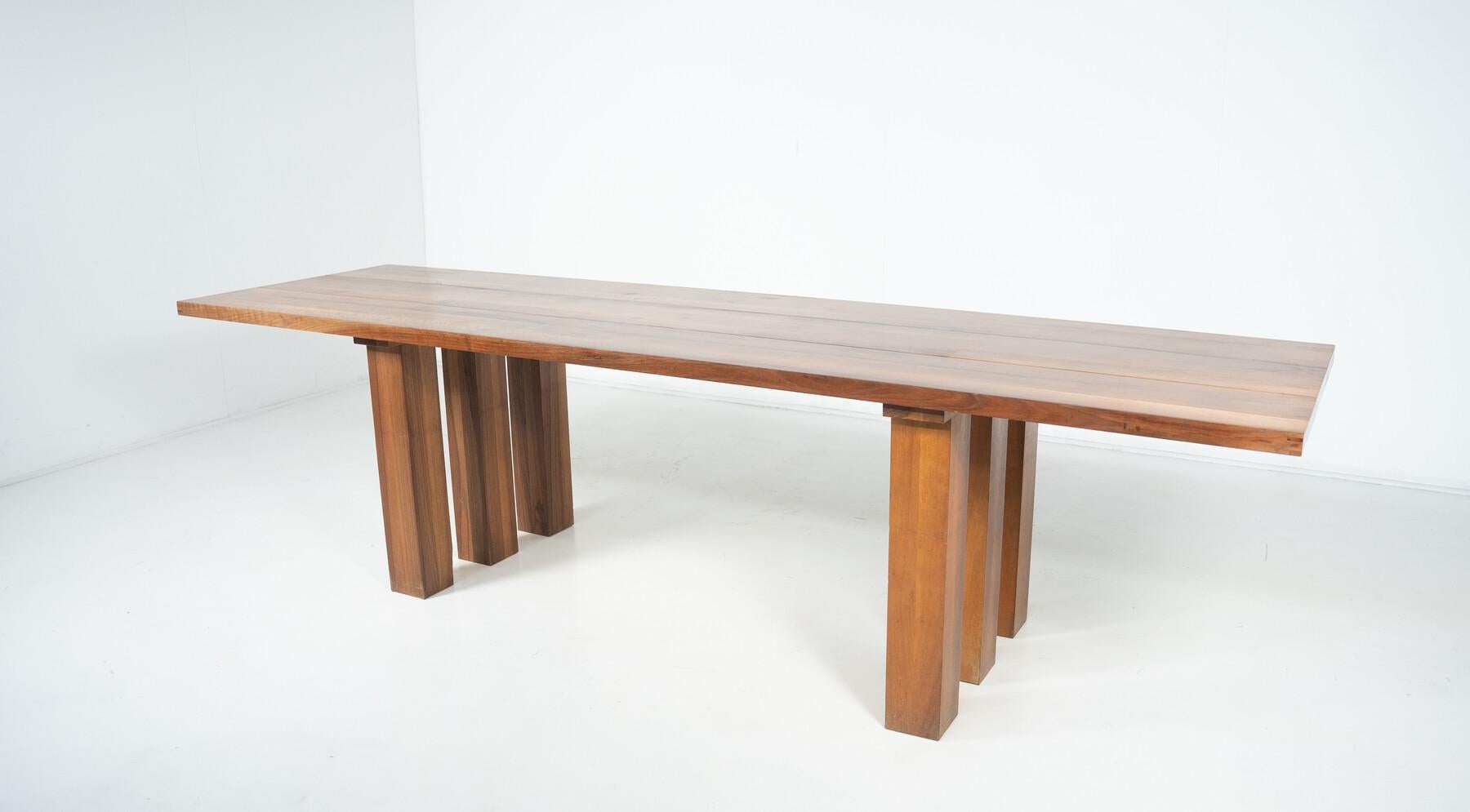 Basilica Dining Table by Mario Bellini for Cassina, 1970s For Sale 3