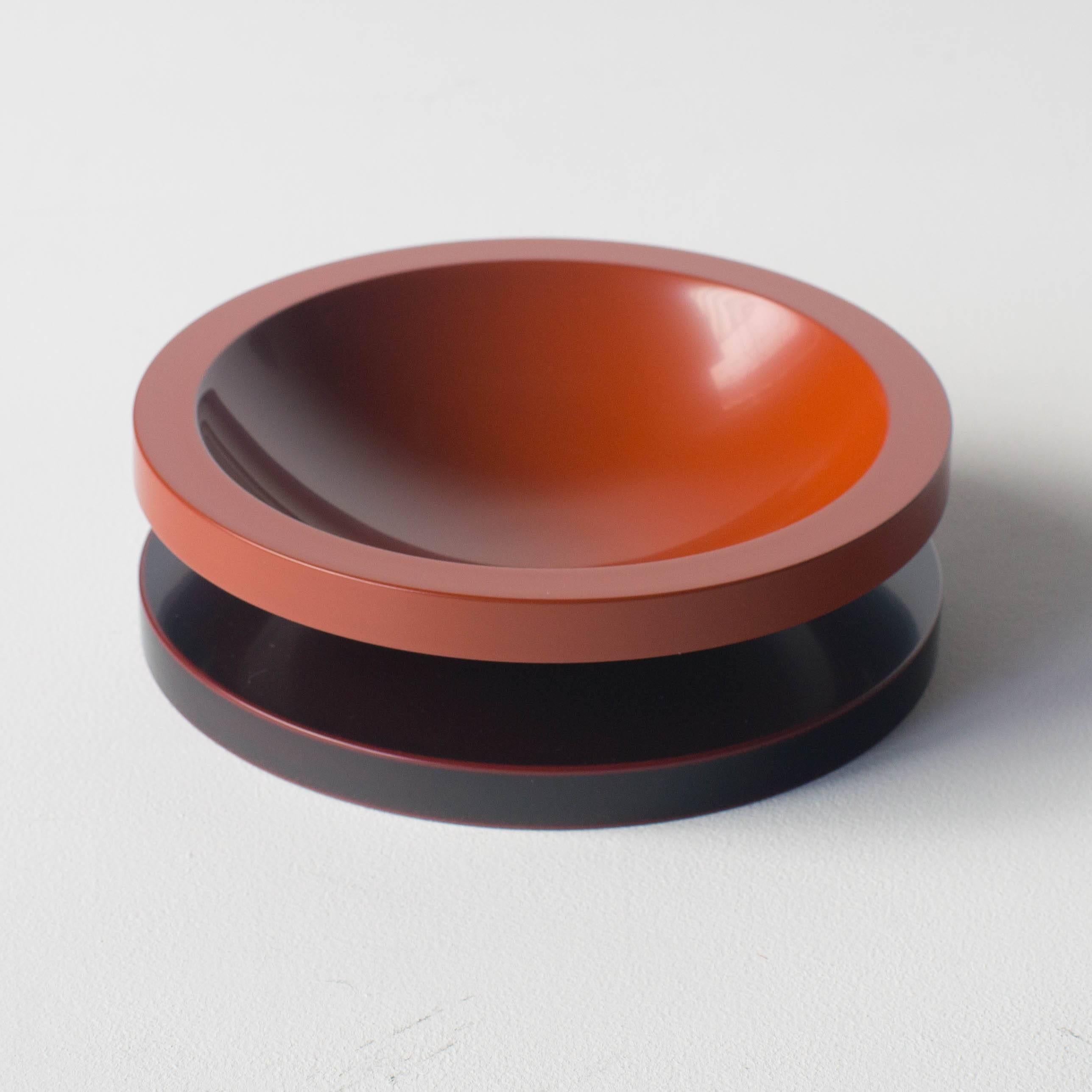 Basilico Big Fruits Tray Ettore Sottsass Japanese Urushi Laquer Model In New Condition In Shibuya-ku, Tokyo