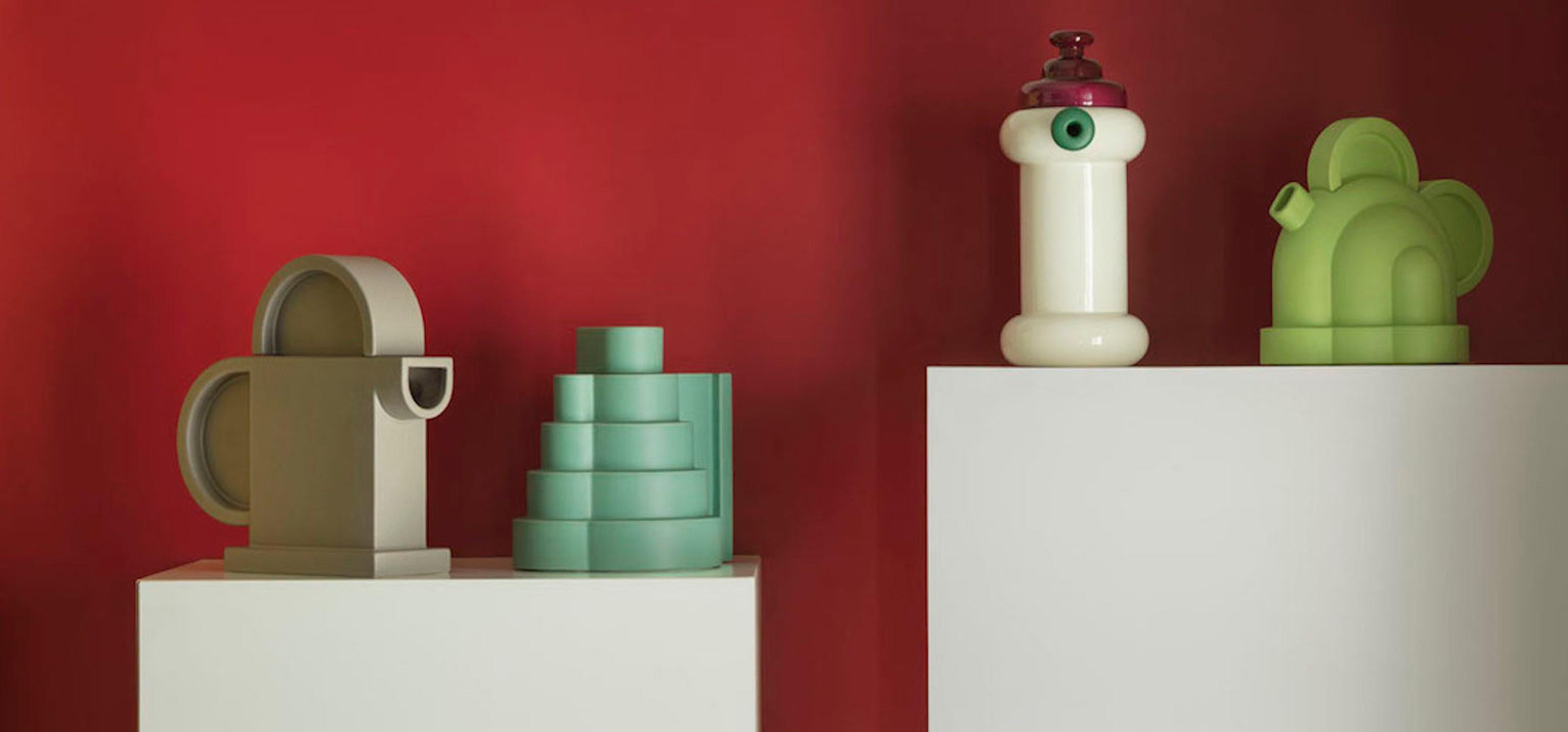 Moderne Théière modèle Basilico d'Ettore Sottsass pour Alessio Sarri Editions en vente