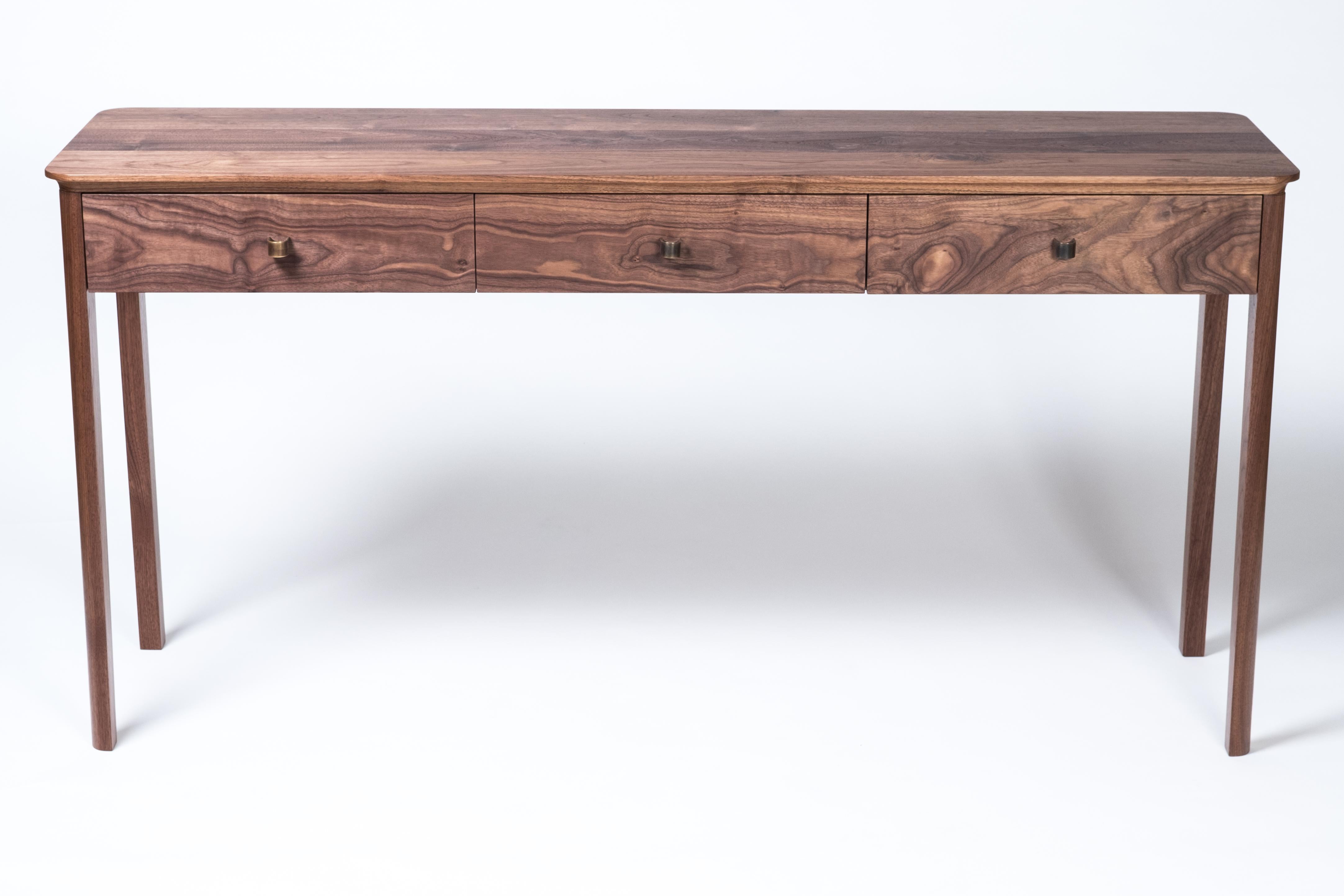 walnut console table