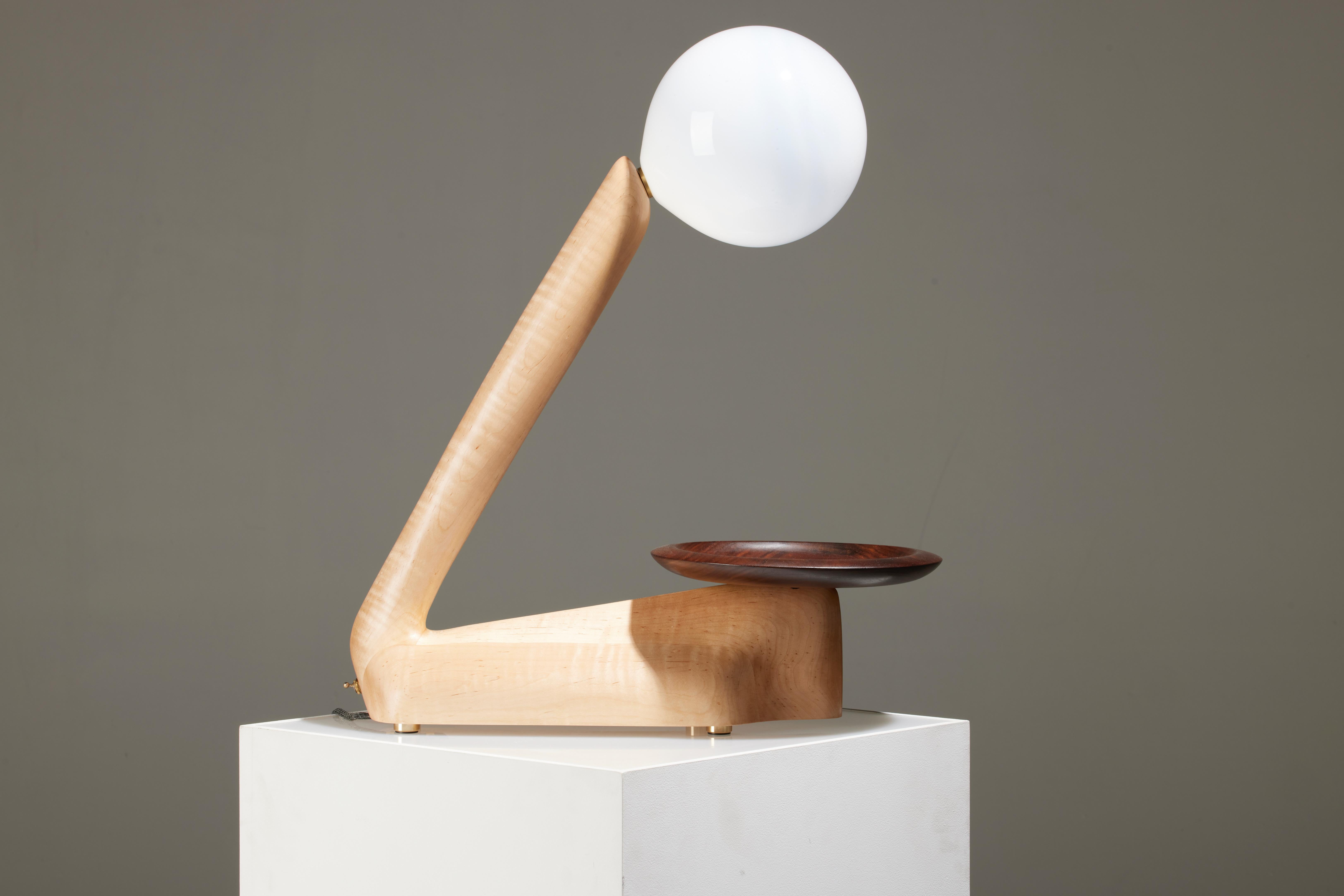 Brass Basin Lamp For Sale