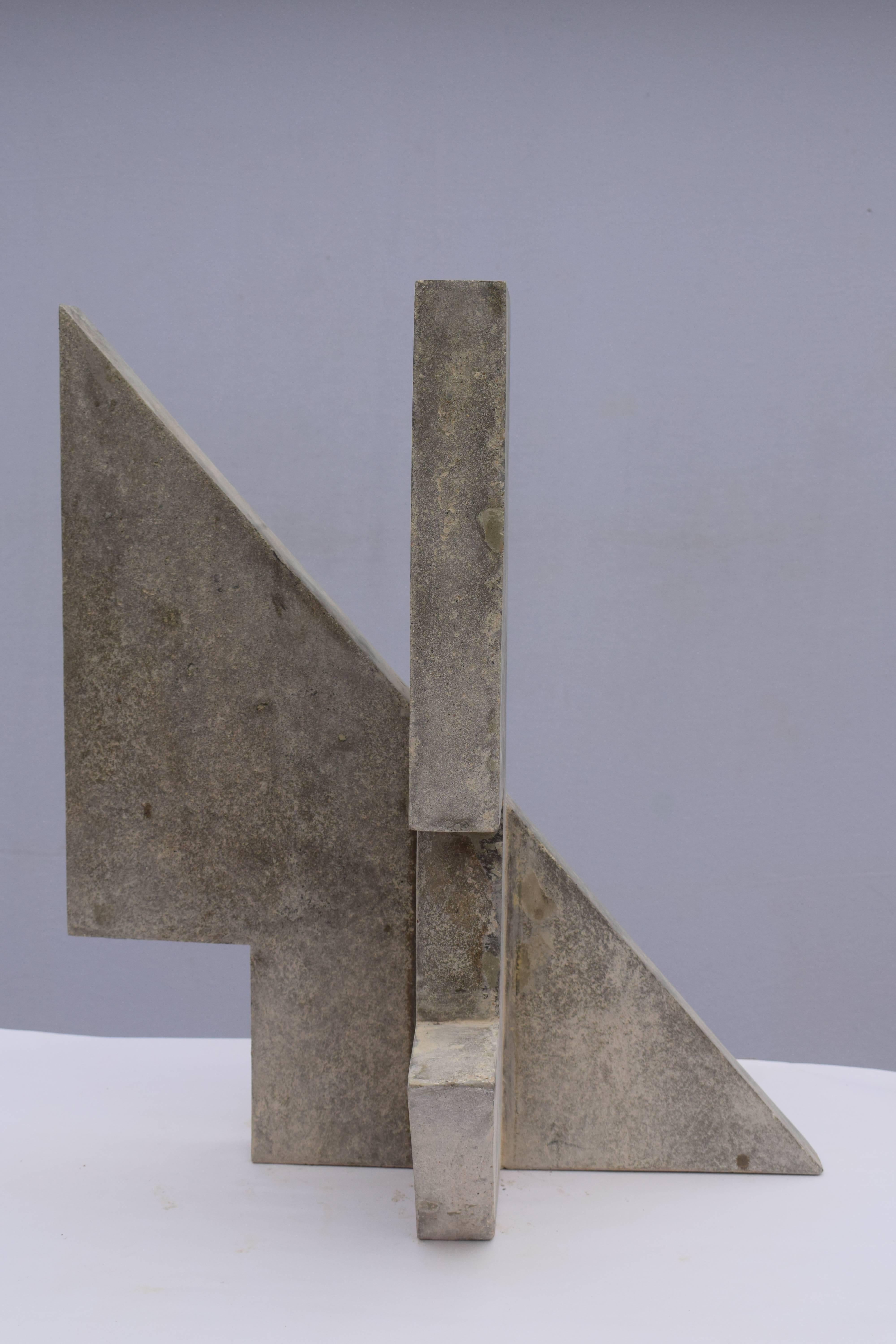 Sangar VII - Unique Cast Concrete Sculpture For Sale 1