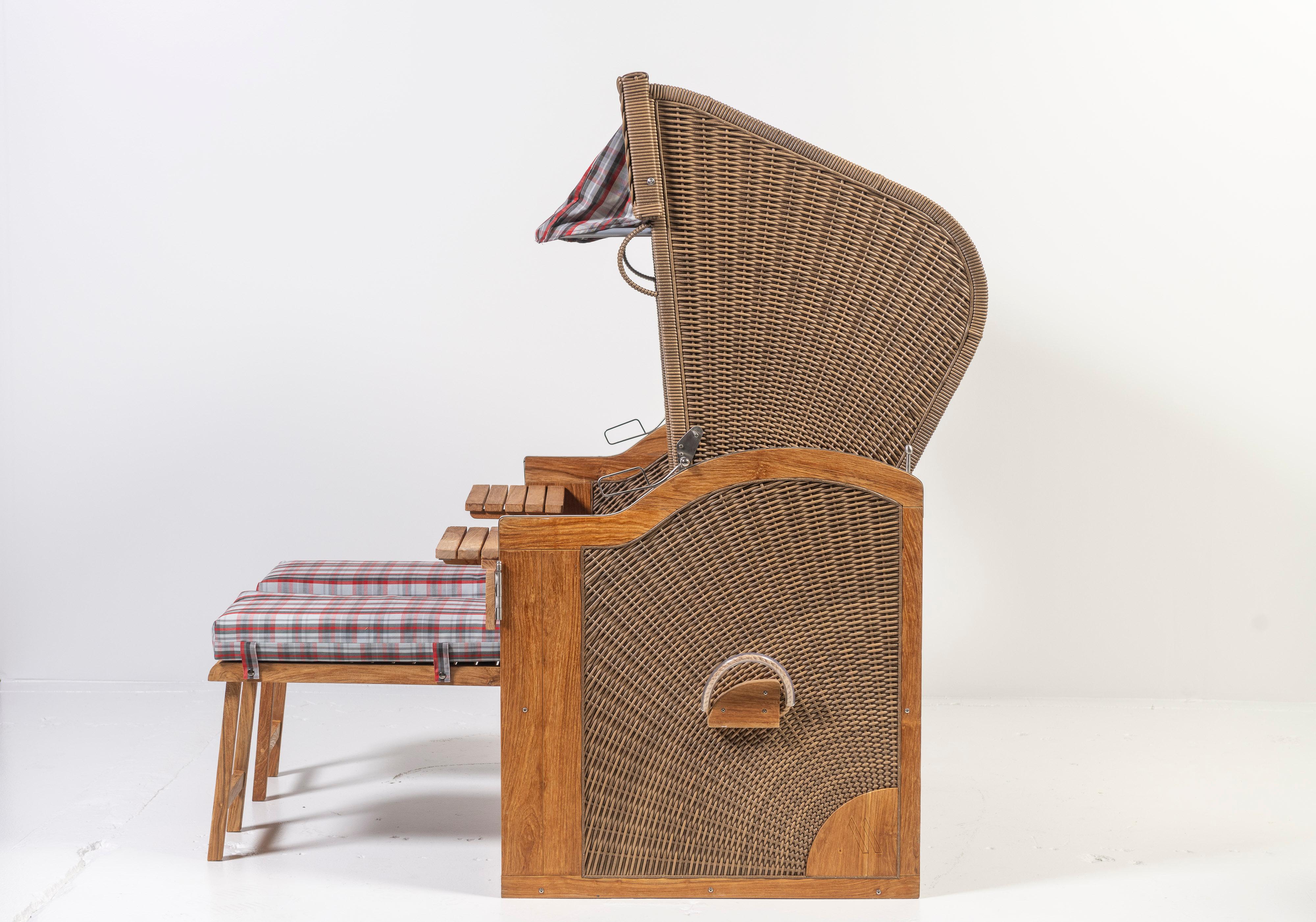Korbstuhl für Strand oder Stuhl mit Schnur von de Vries aus Deutschland im Angebot 8