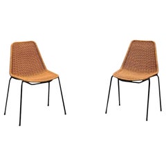 Basket Chairs by Gian Franco Legler, set of 2