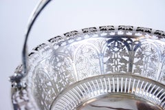 Basket Handle Precious Metal Silver Hallmark Design Schwarz & Steiner Vienna