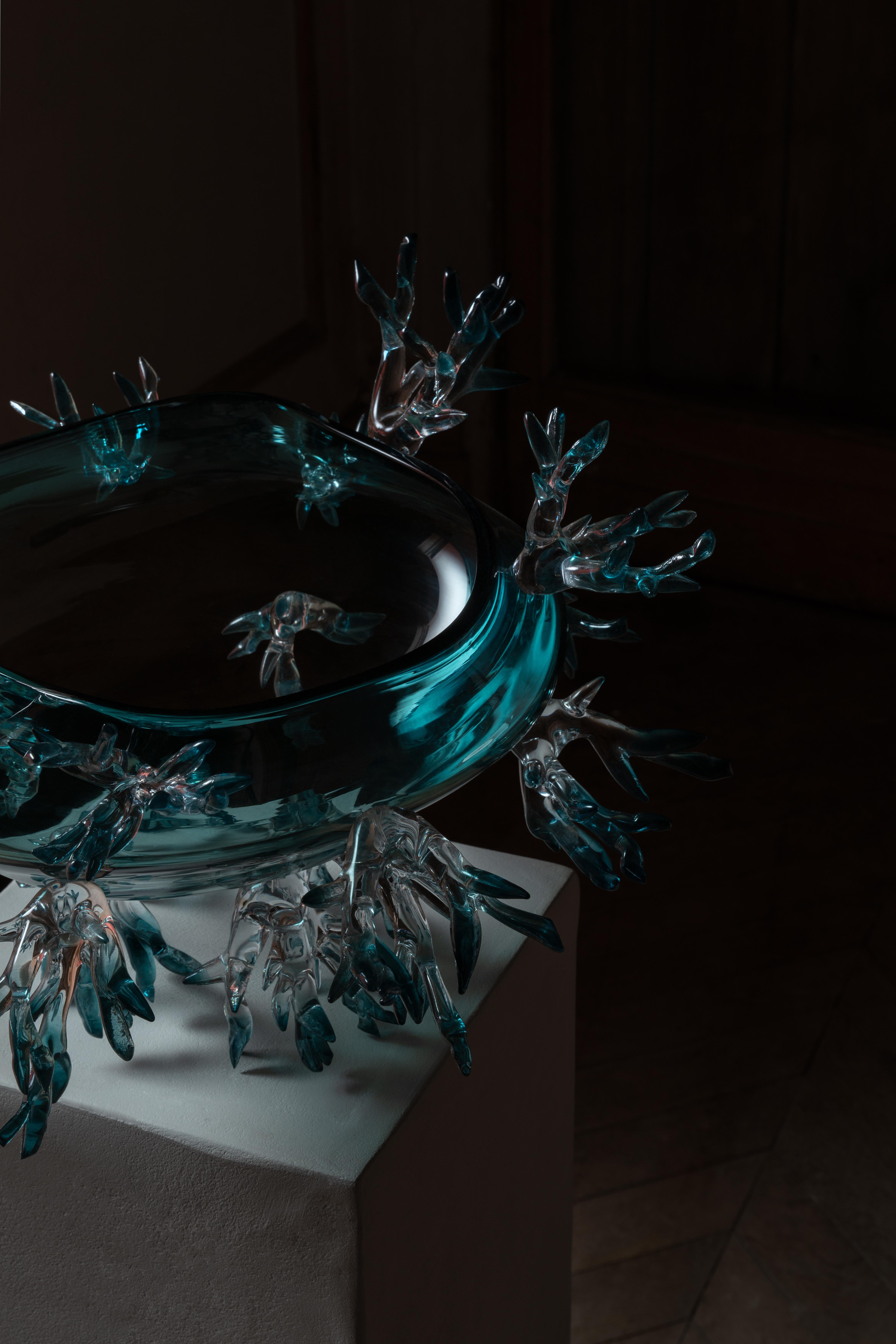 Vaso Greene & Greene a forma di cesto di Emilie Lemardeley in vendita 2
