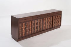 Basket Weave Credenza by Edward Wormley for Dunbar, C. 1960s