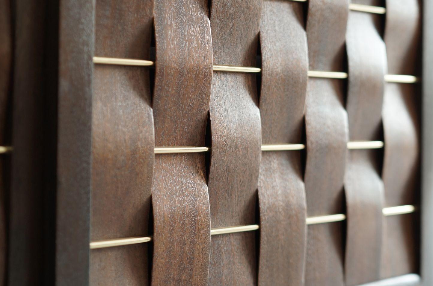 Basket Weave Credenza by Edward Wormley in Mahogany, C. 1960s For Sale 3