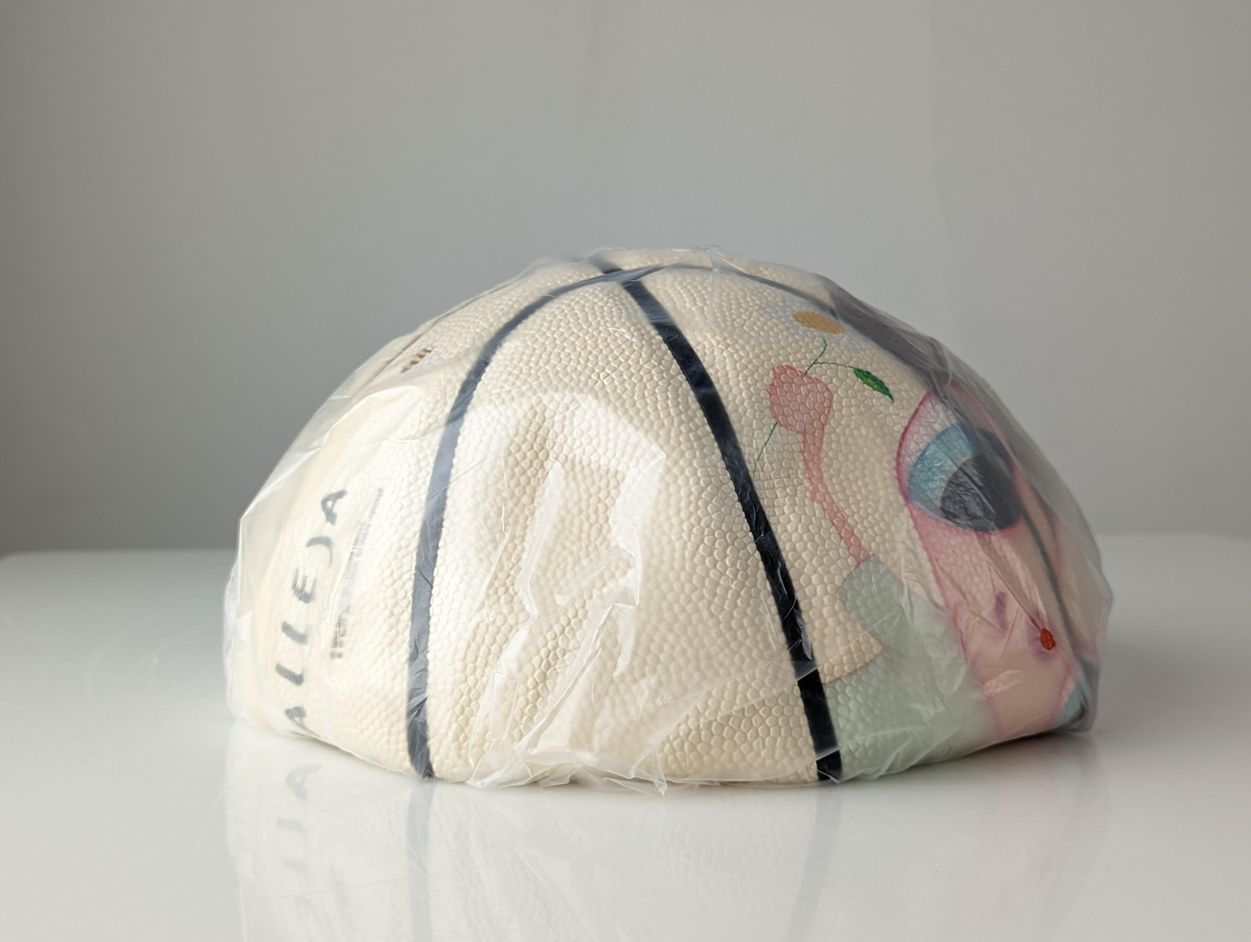 Basketball-Kunstball von Javier Calleja x Mira Mikati Limitierte Auflage Malaga 2023 im Zustand „Hervorragend“ im Angebot in Benalmadena, ES