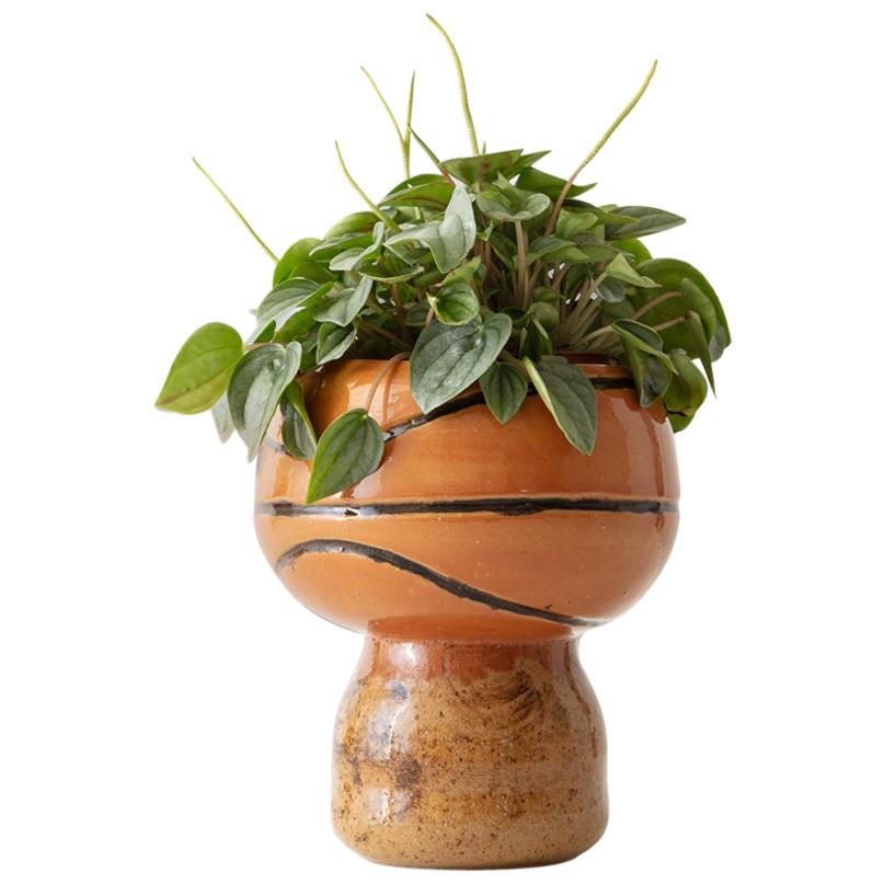 Basketball Love Handmade Stoneware Planter Unique Edition