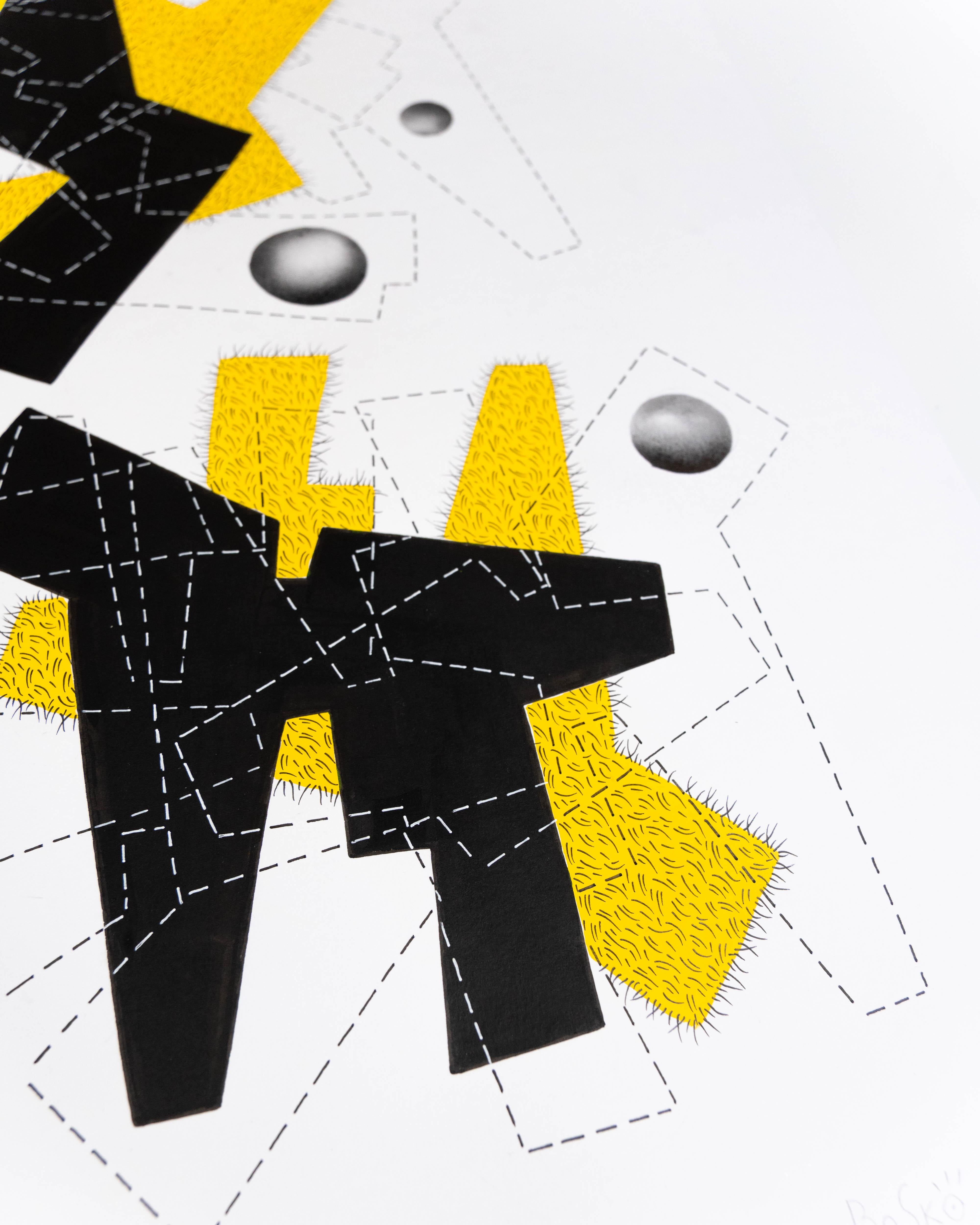 PUZZLE ABSTRAIT 2 - Abstrait Painting par BASKO
