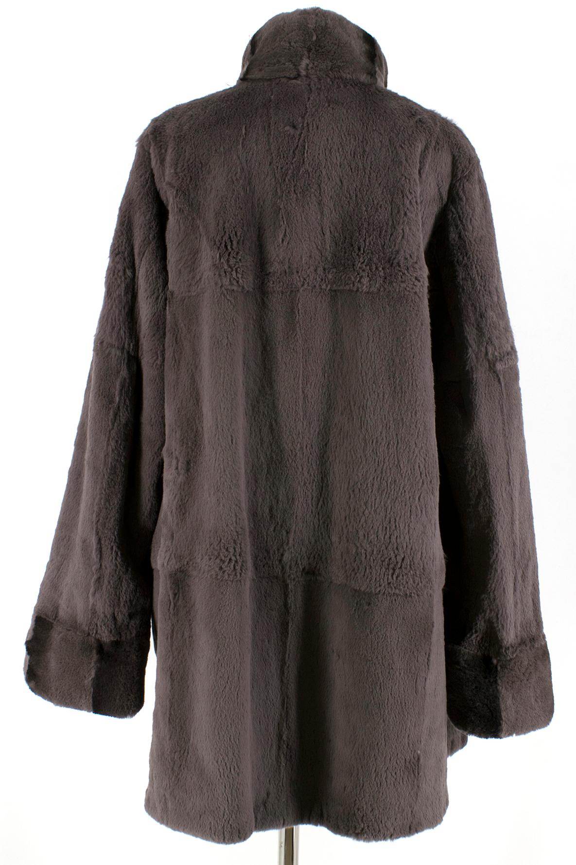 Basler Luxurious Reversible Waterproof Long Fur Coat SIZE 38 (French) 1