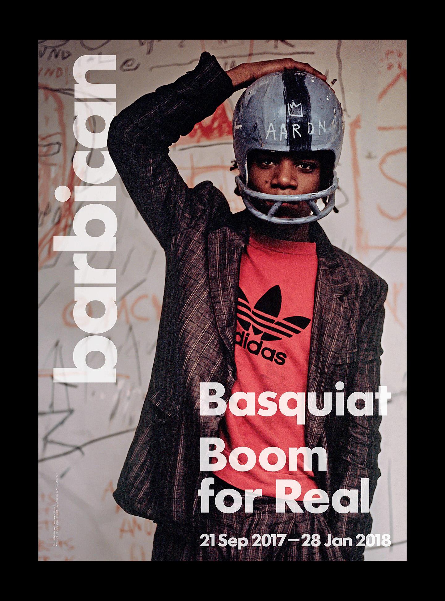 Late 20th Century Basquiat Boom for Real Exhibition Poster, London