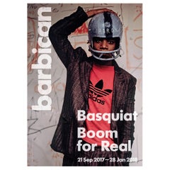 Vintage Basquiat Boom for Real Exhibition Poster, London