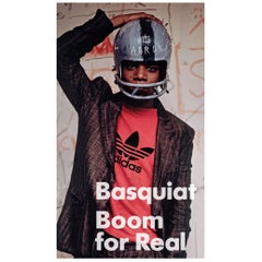 Retro "Basquiat Boom for Real" Exhibition Poster, London