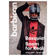 Vintage Basquiat Boom for Real Exhibition Poster, London