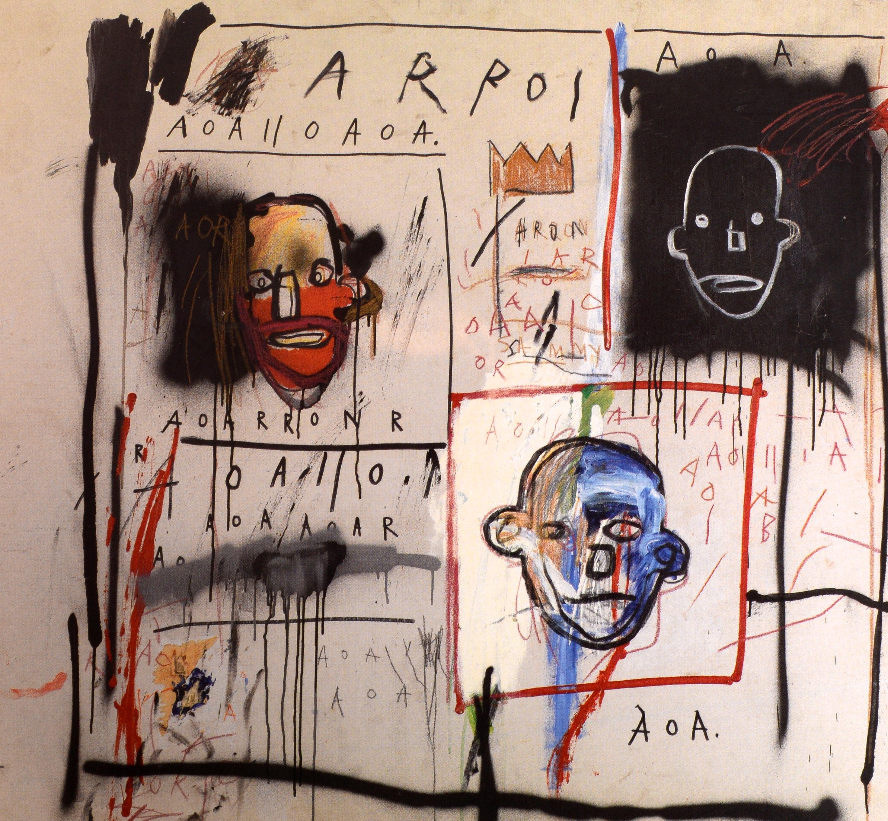 Basquiat: Boom für Real Herbert Kasper''s Nachlass mit 1 seiner Gemälde Illus im Angebot 6