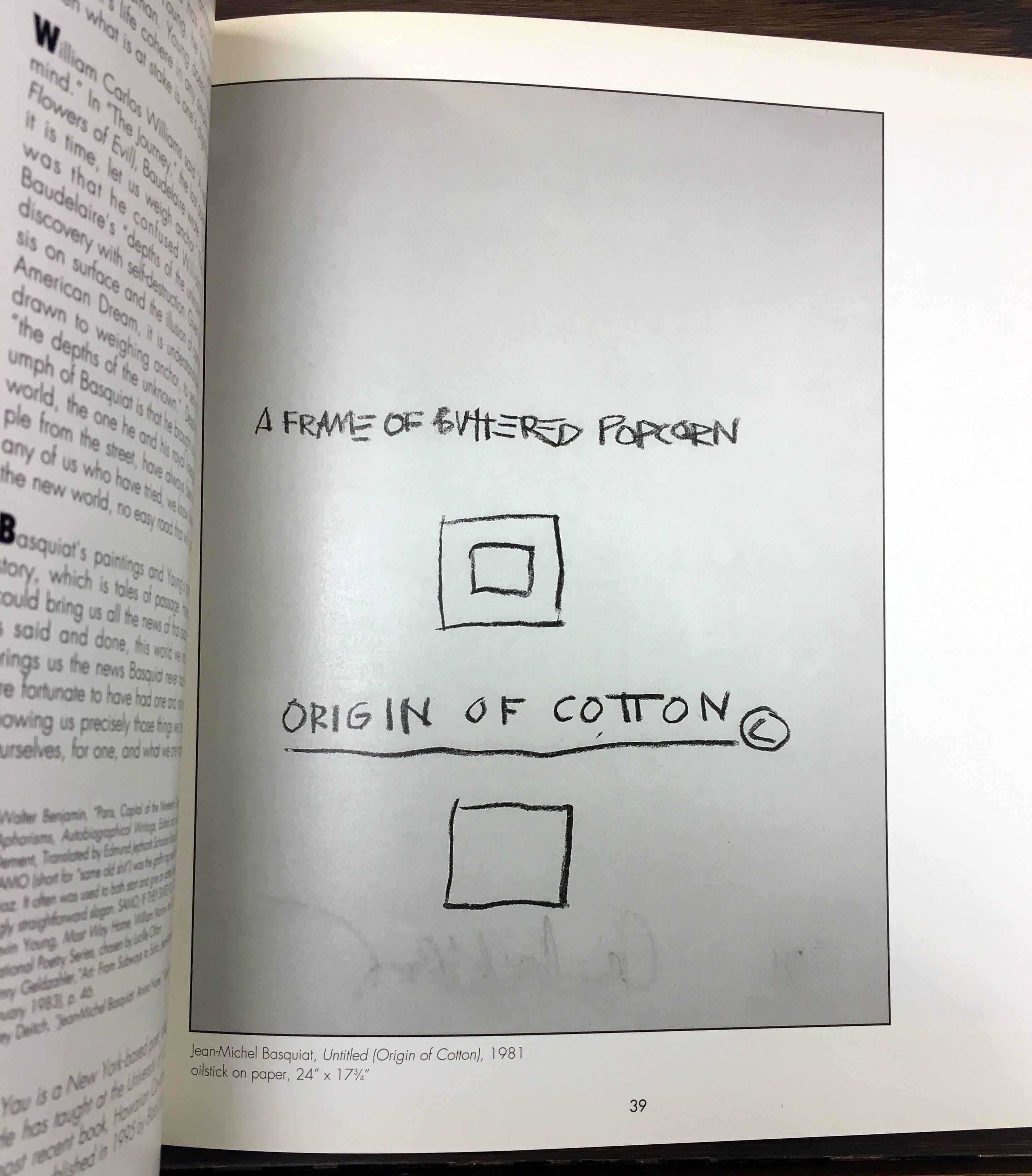 Catalogue de l'exposition Basquiat, 1995 (Basquiat Two Cents) en vente 1