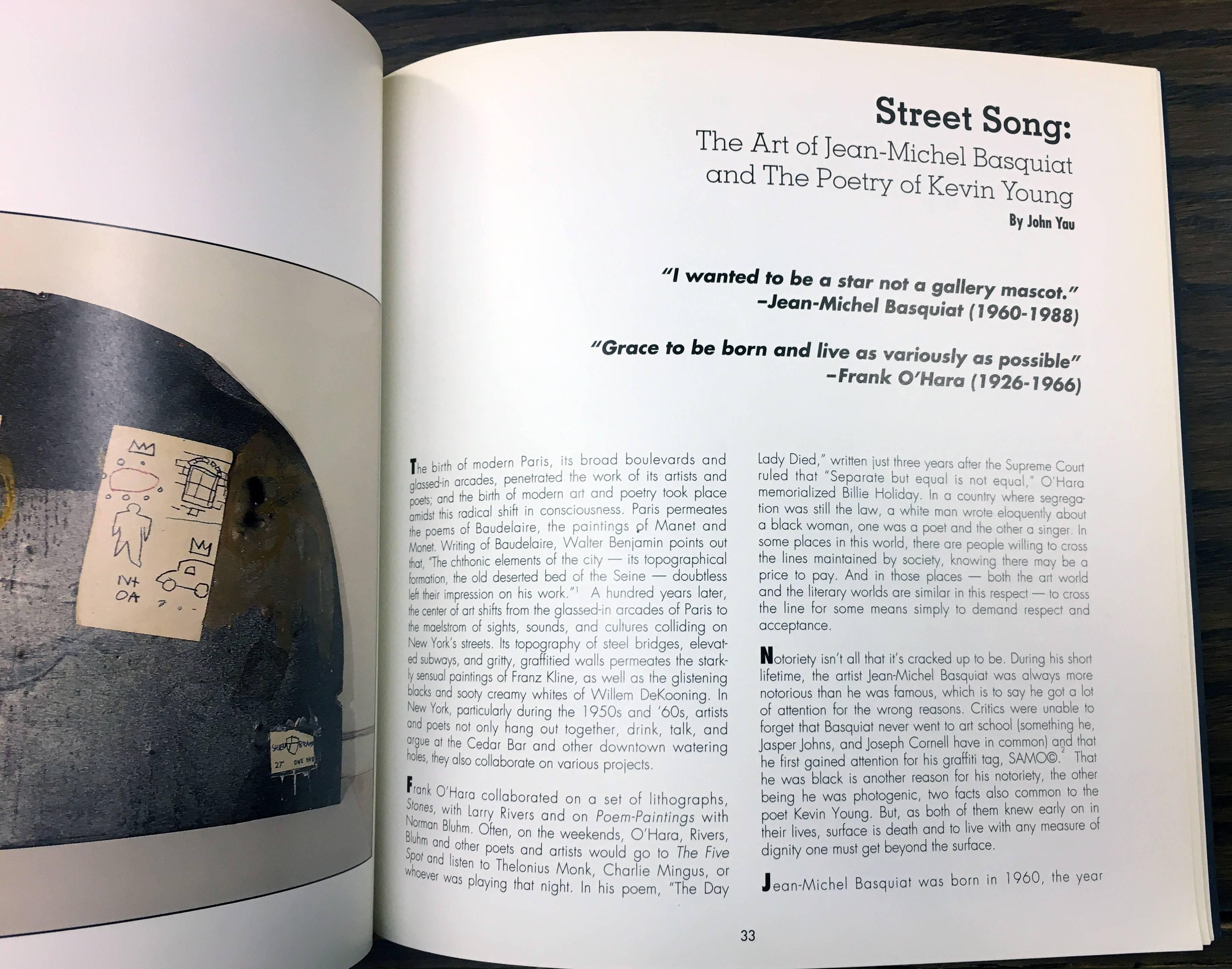 Catalogue de l'exposition Basquiat, 1995 (Basquiat Two Cents) en vente 3