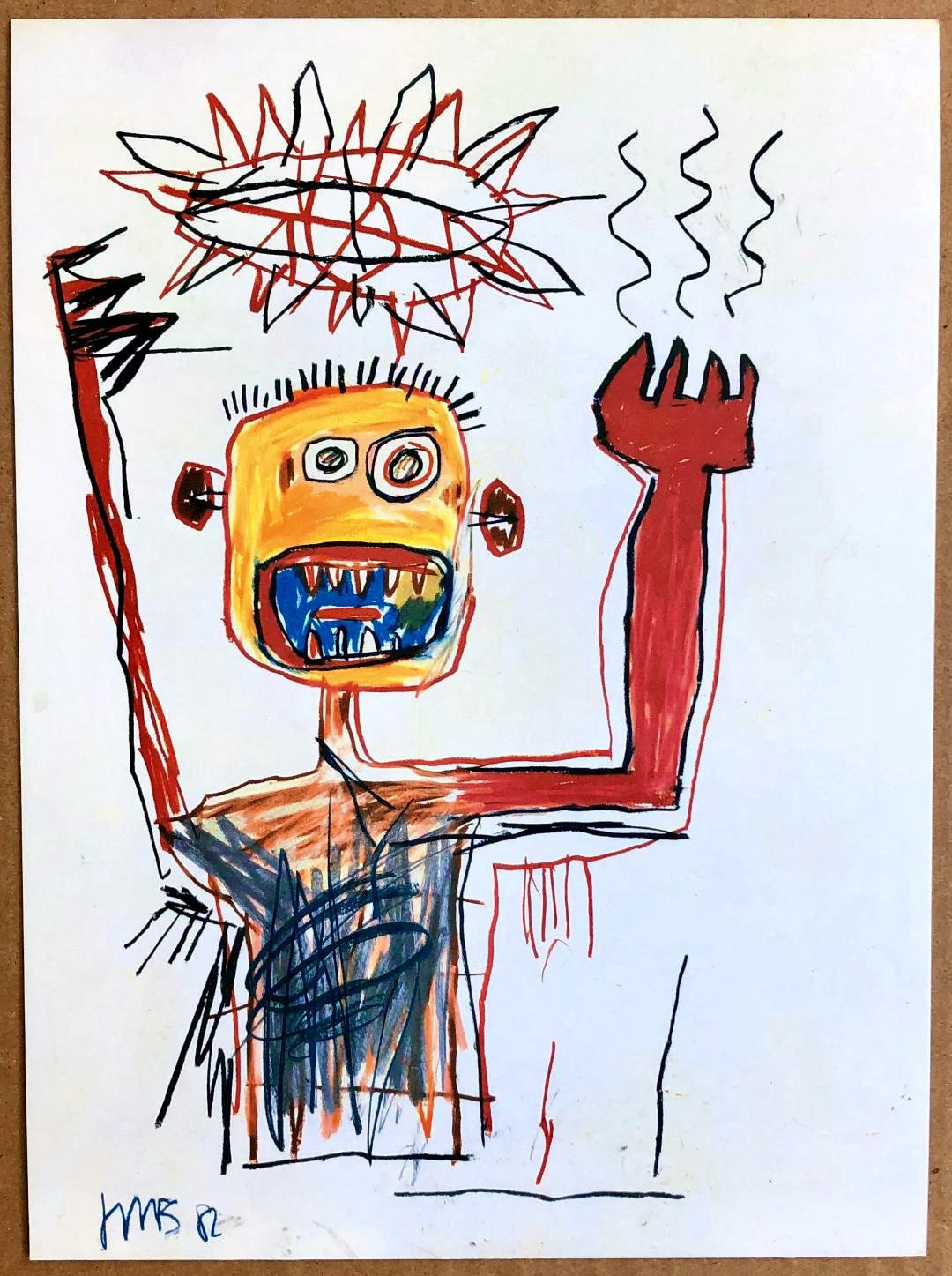 Basquiat Gallery Announcement Cards, 'Set of 2' In Excellent Condition In Brooklyn, NY