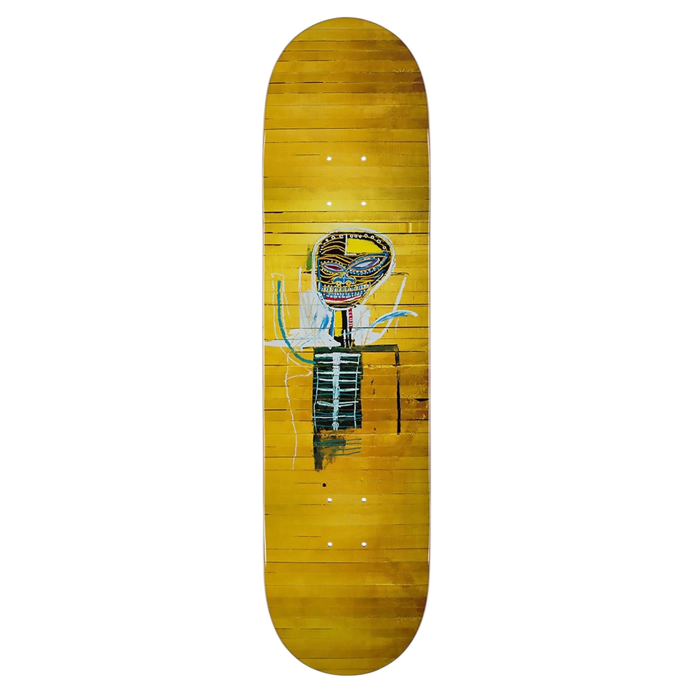 Basquiat Gold Griot Skateboard Deck 2019 (Basquiat skateboard deck)