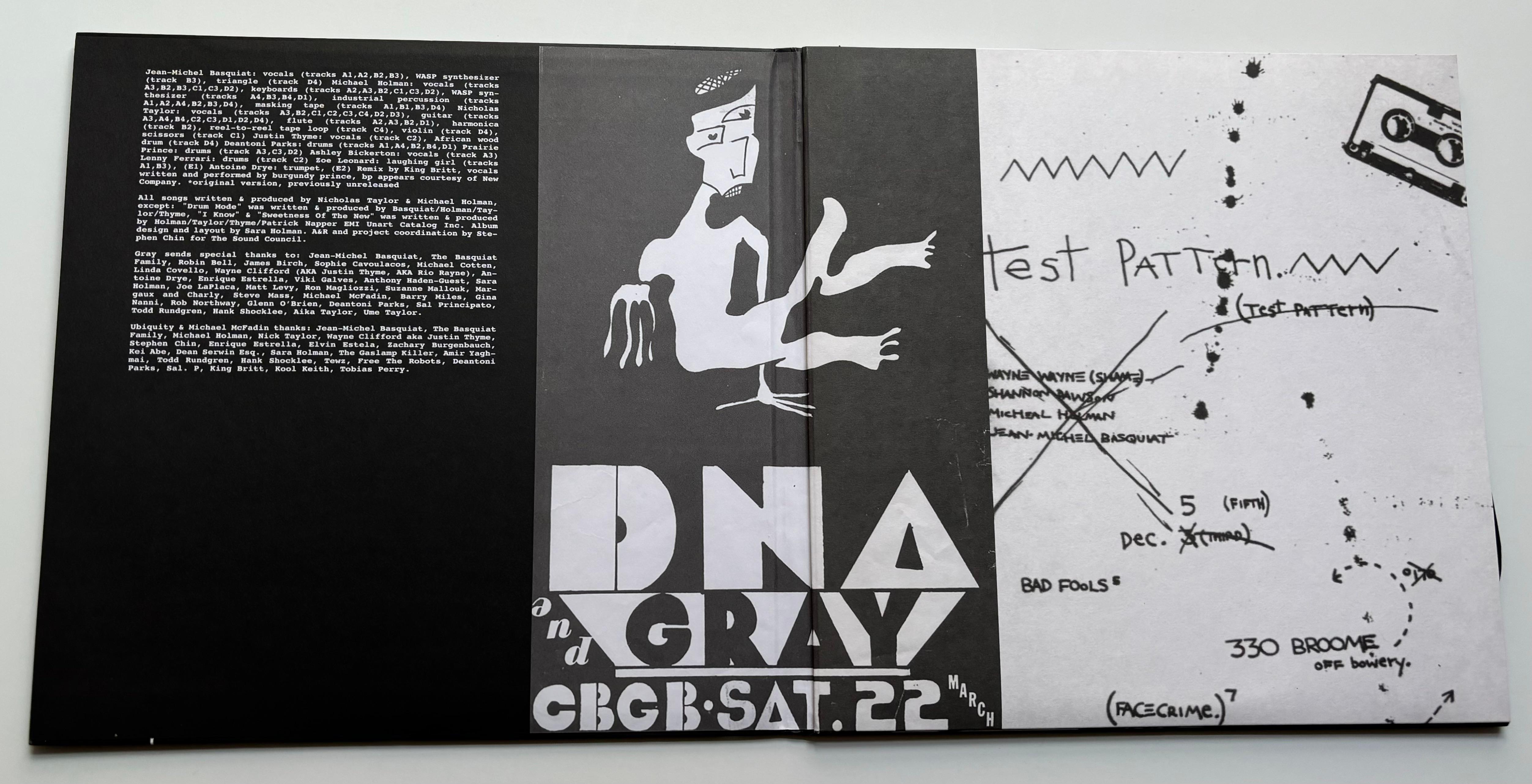 Contemporary Basquiat Gray Vinyl Record album 2019 For Sale