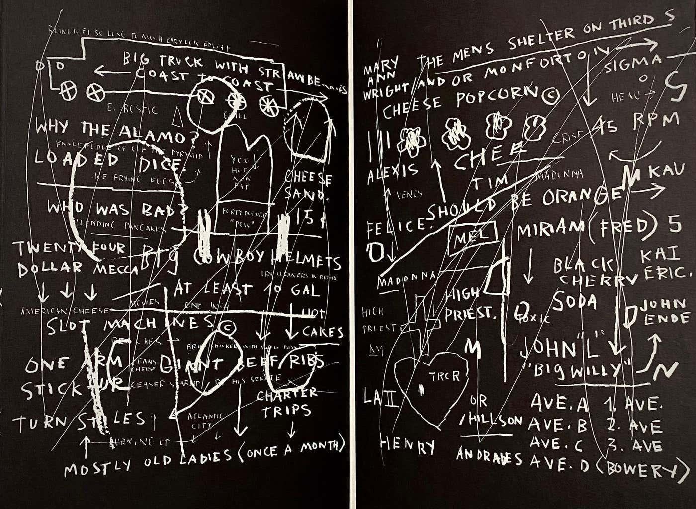 Papier Basquiat Keith Haring Roy Lichtenstein The Paris Review en vente
