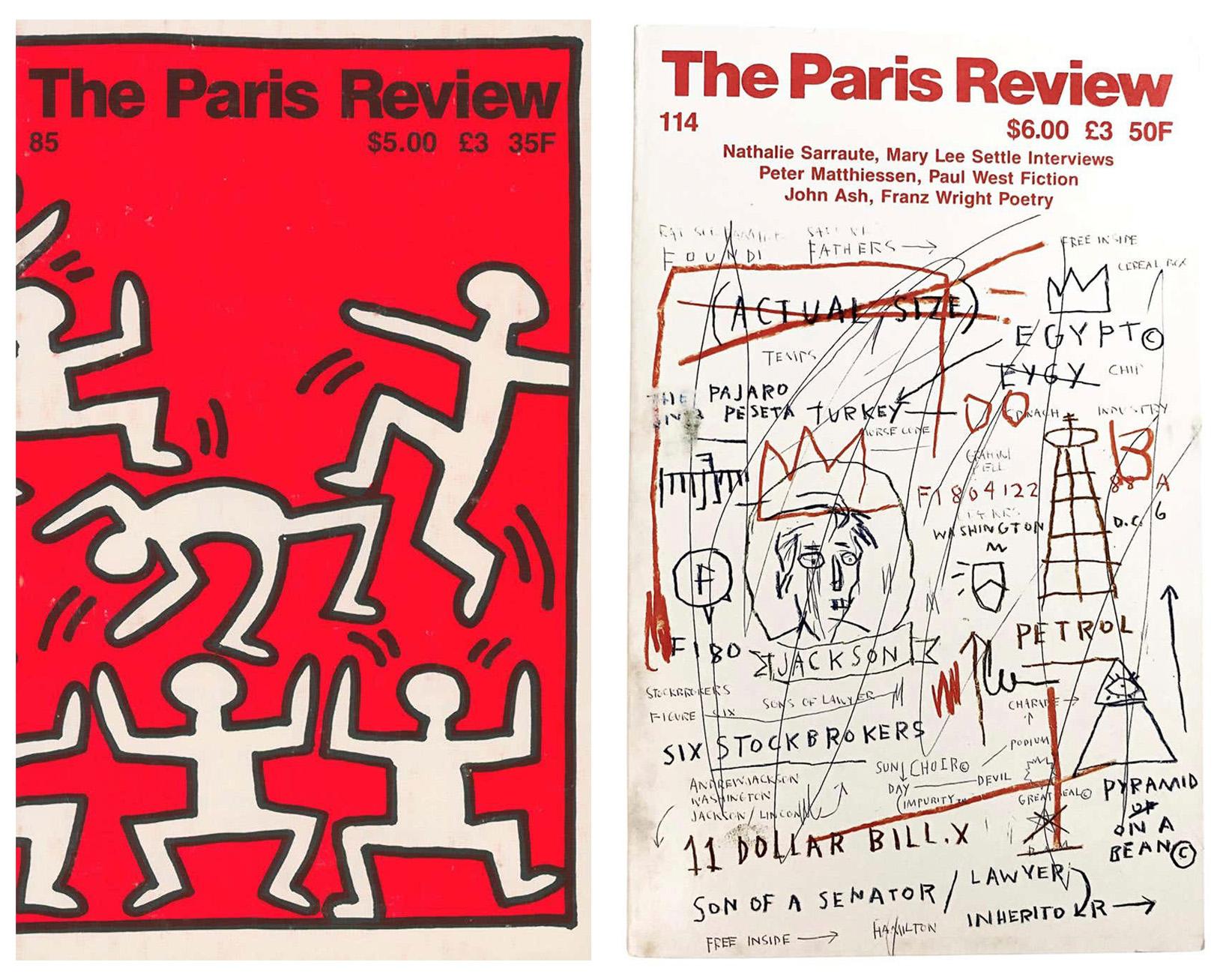 Basquiat Keith Haring The Paris Review (set di 2) in vendita 4
