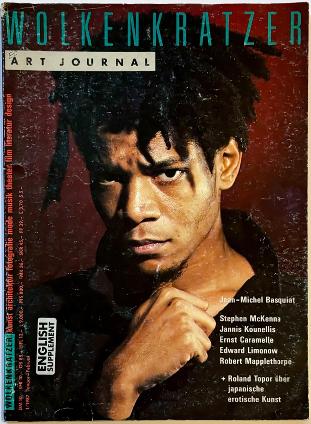 Papier Magazine Basquiat 1987 en vente