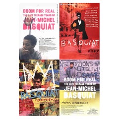 Basquiat-Filmplaketten Japan: 4er-Set Werke, Basquiat