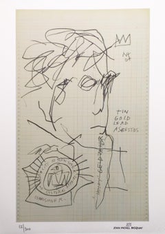 Basquiat " Portrait of Henry Geldzahler" 1982
