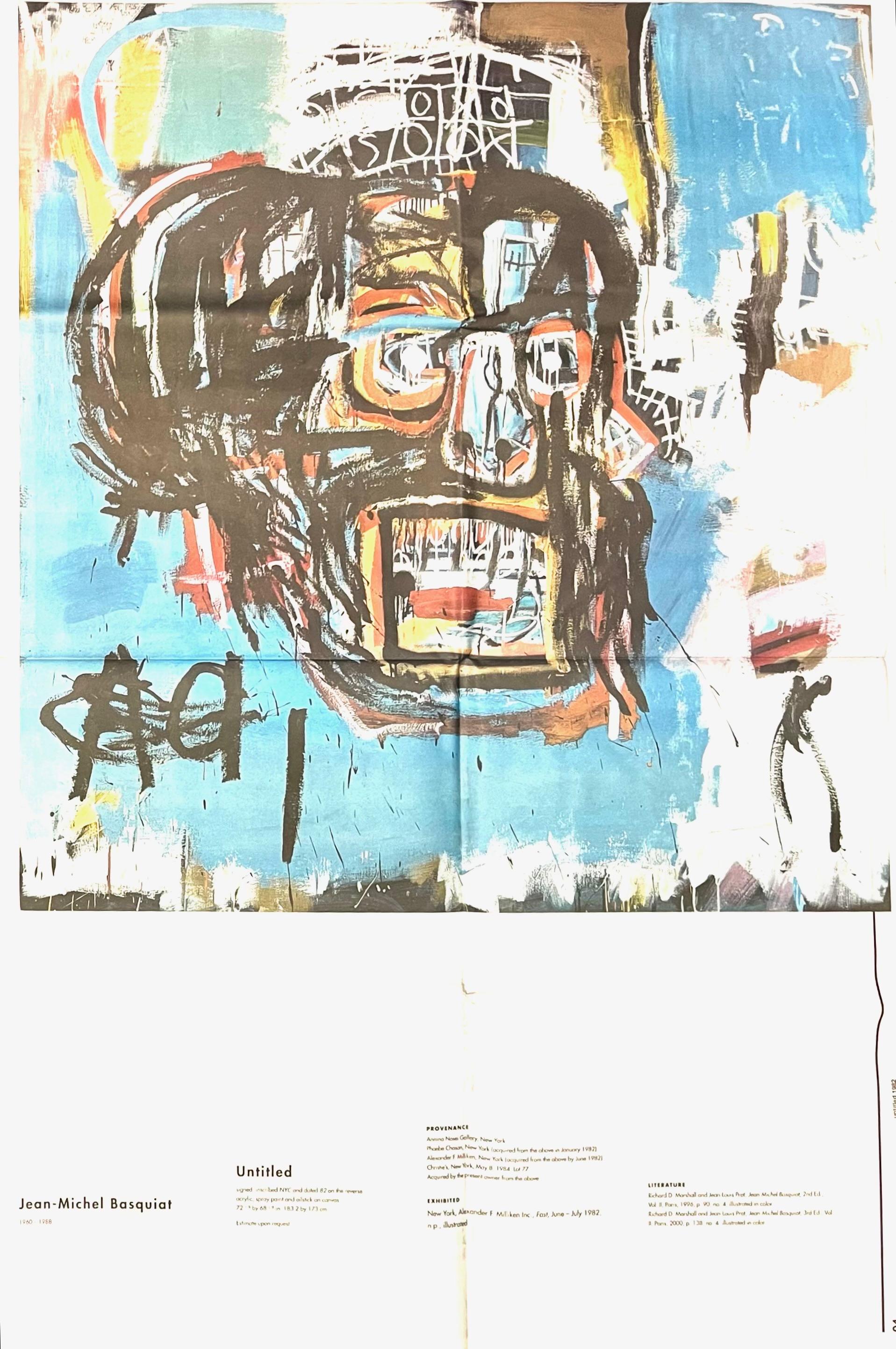 Américain Basquiat Sotheby's 2017 promotionnel en vente