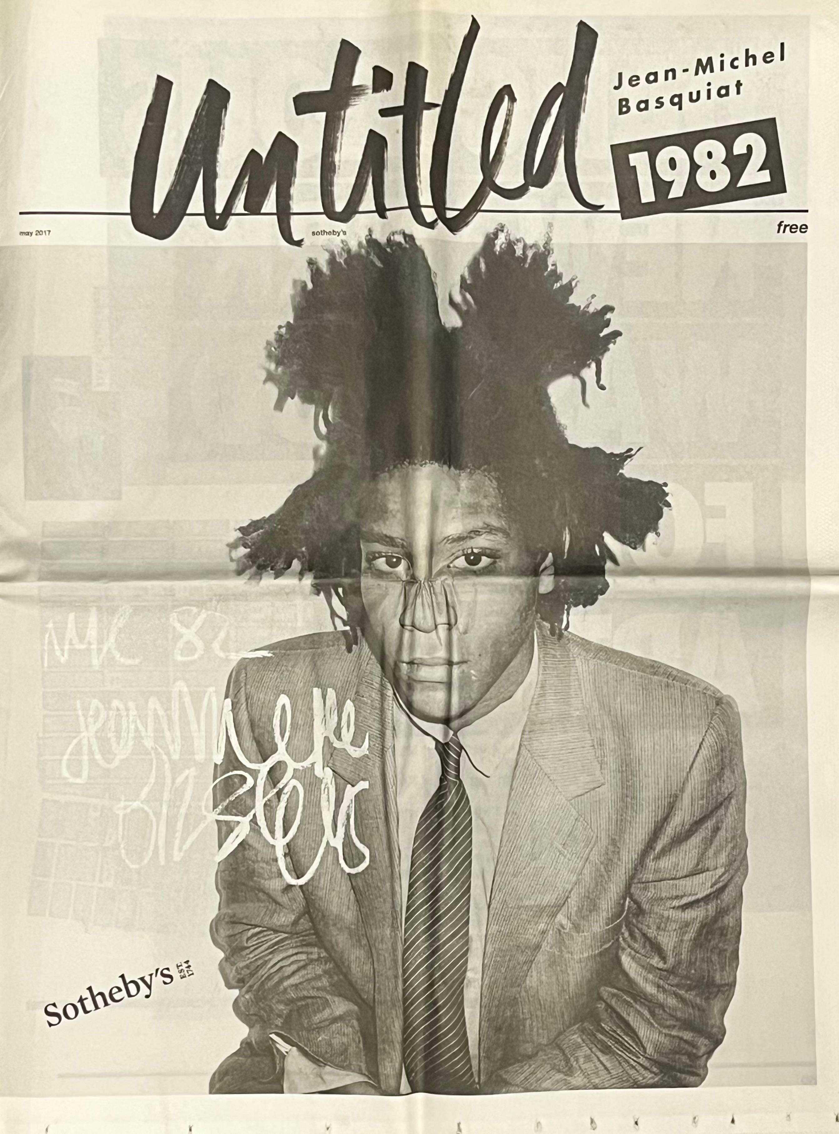 Basquiat Sotheby's 2017 promotionnel Bon état - En vente à Brooklyn, NY