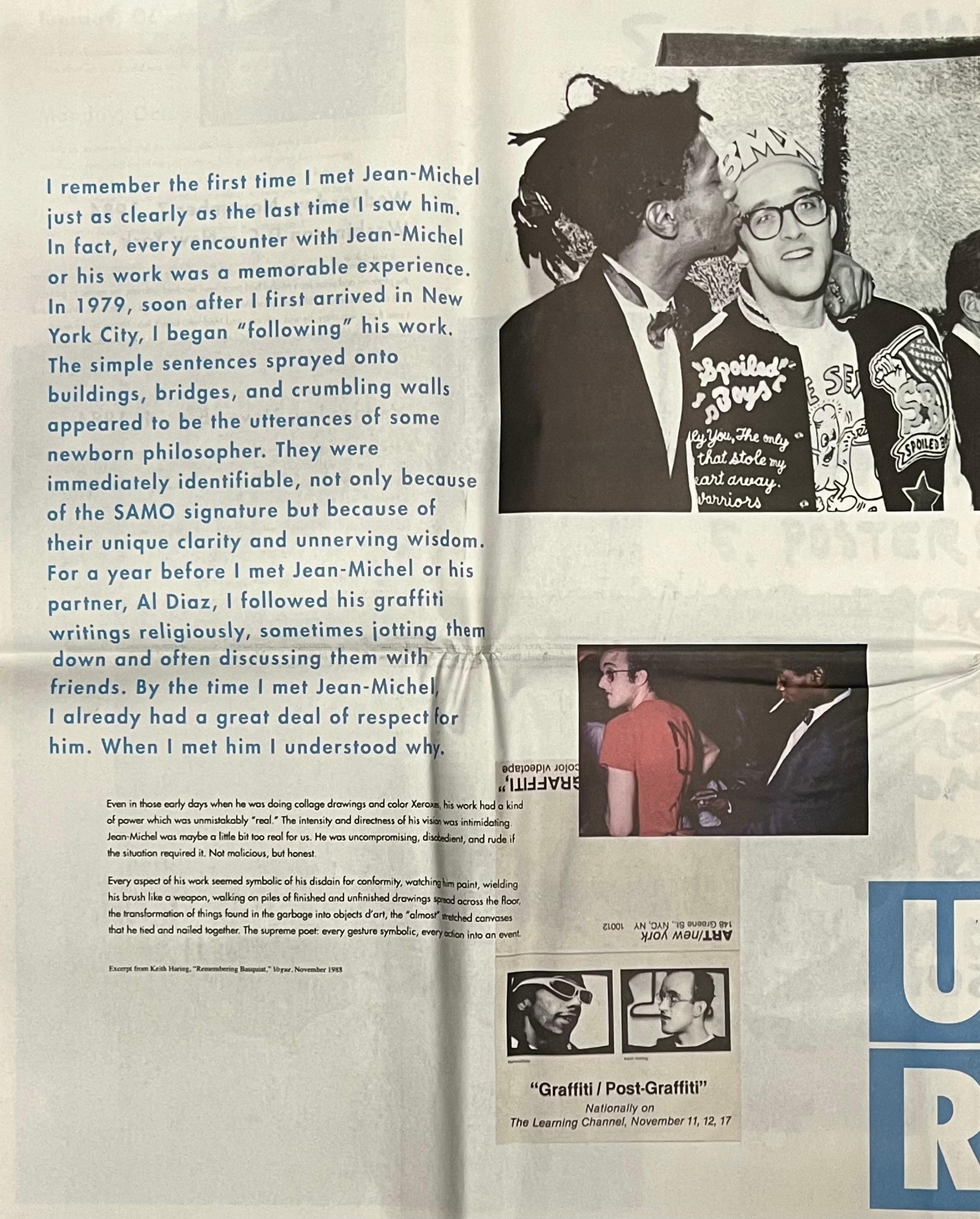 Basquiat Sotheby's 2017 promotionnel en vente 3